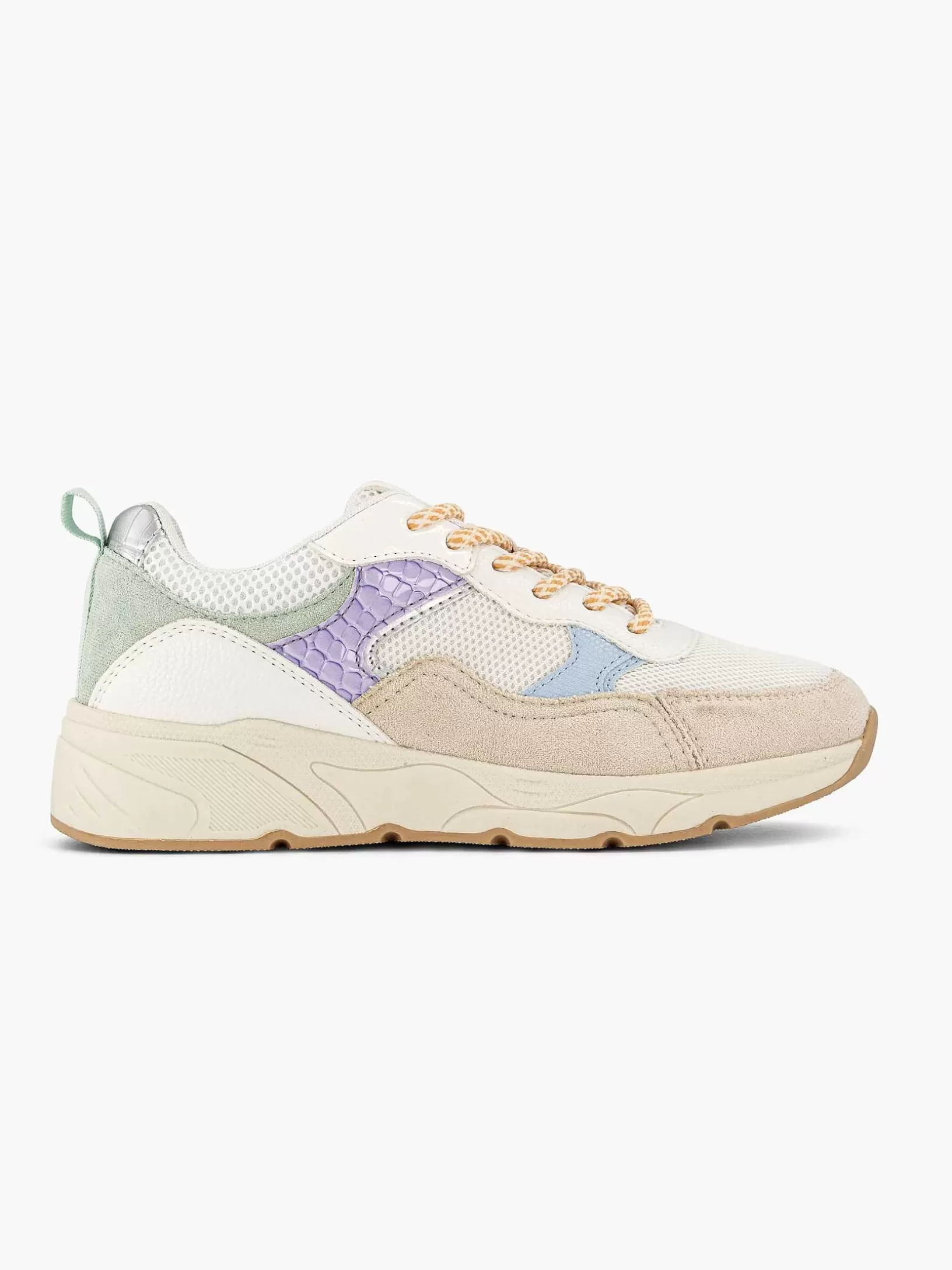 Ladies Oxmox Beige Chunky Sneaker