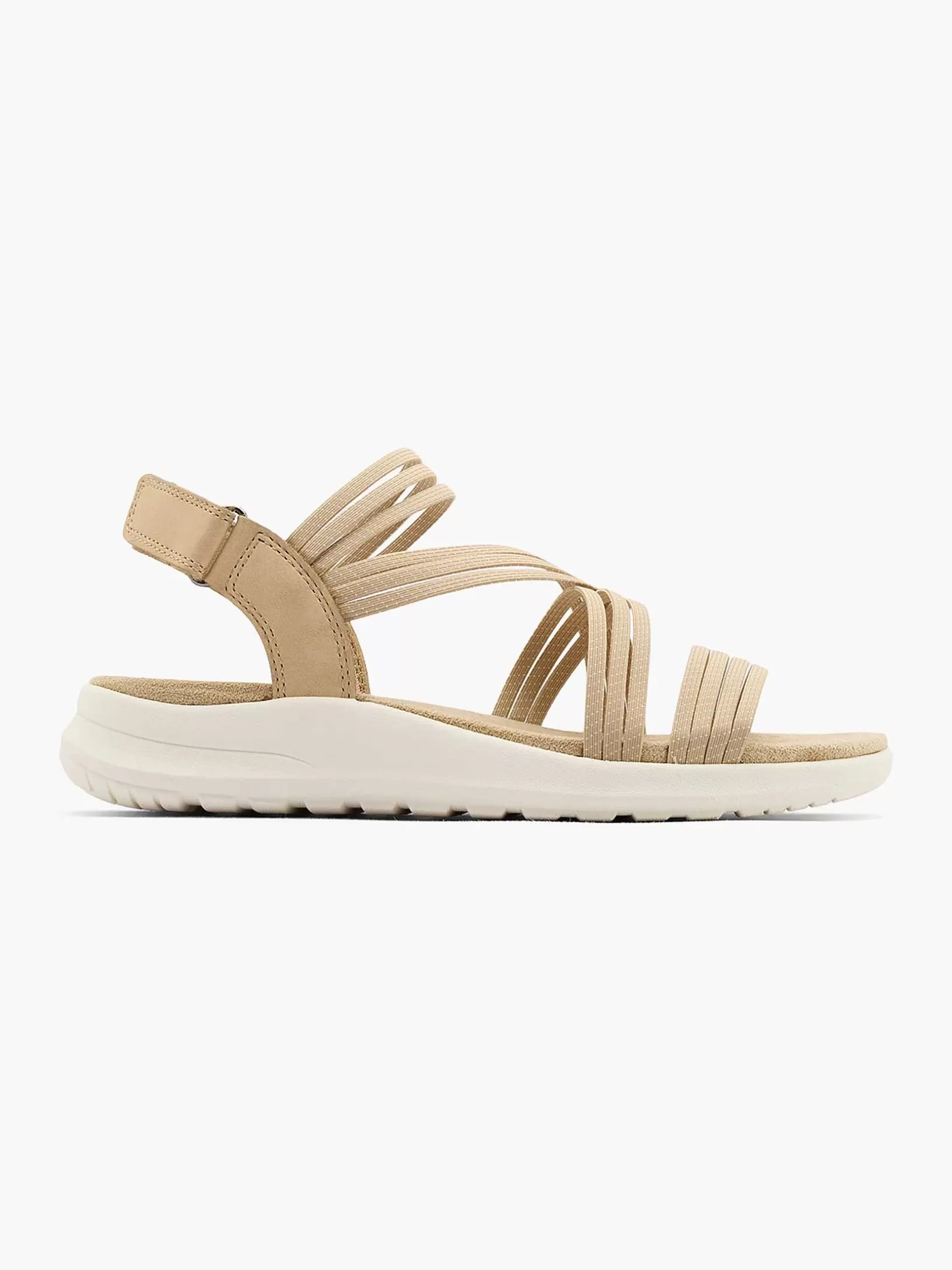 Ladies Easy Street Beige Comfort Sandal