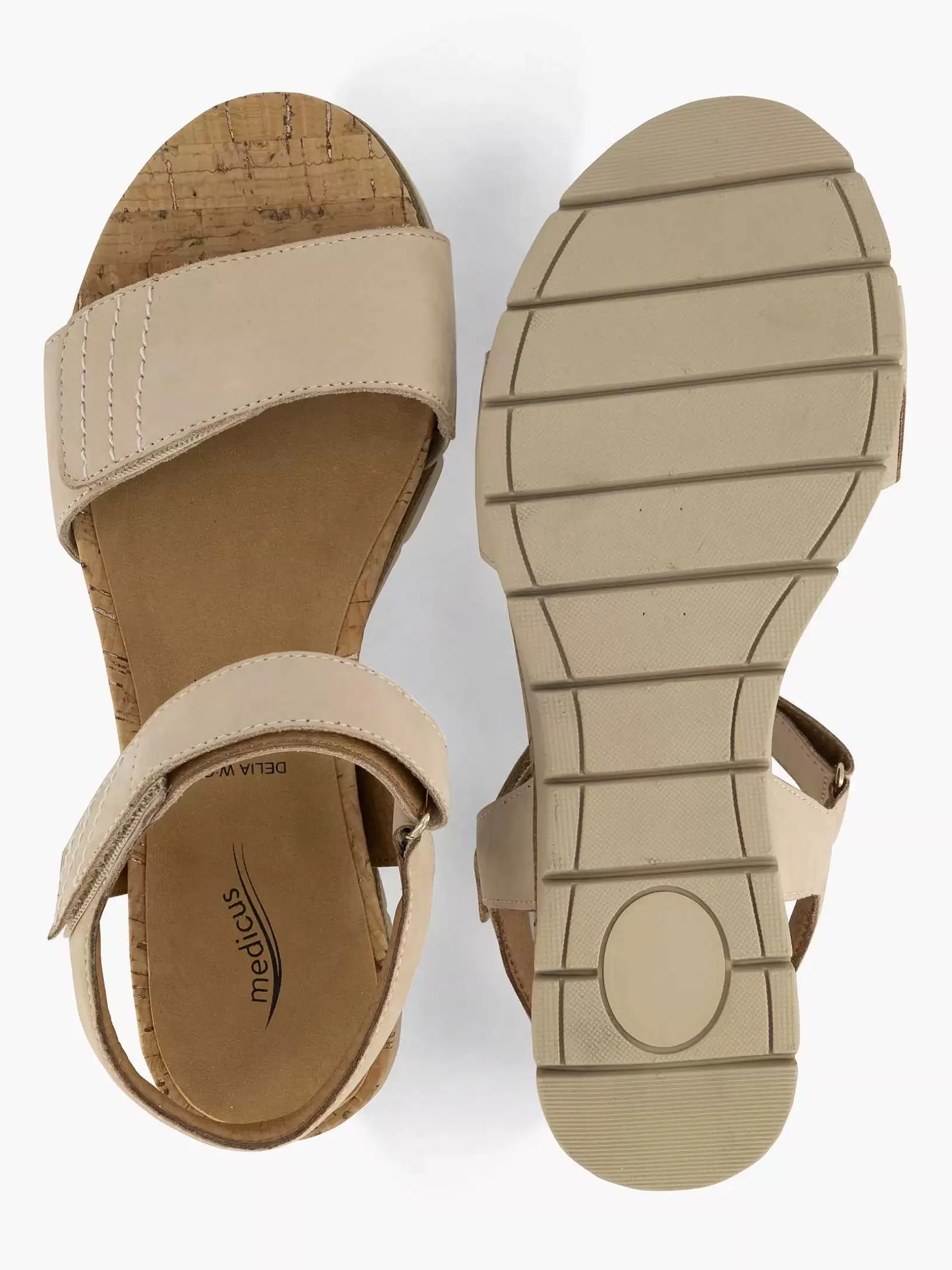 Ladies Medicus Beige Comfort Sandal