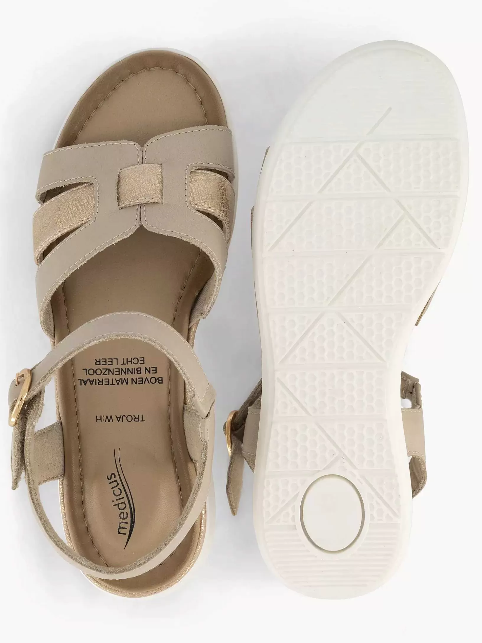 Ladies Medicus Beige Comfort Sandal