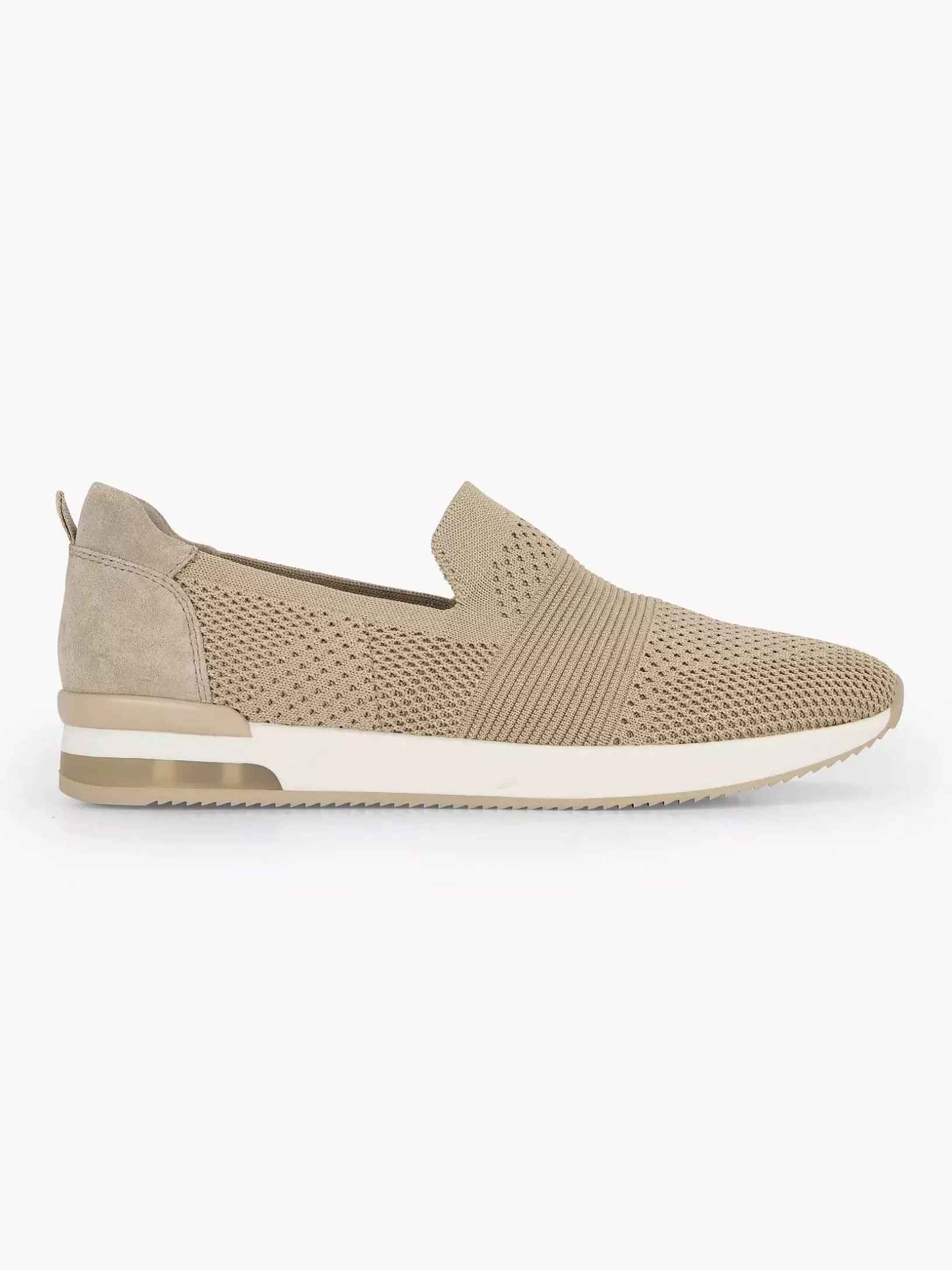 Ladies Medicus Beige Comfort Slip-On