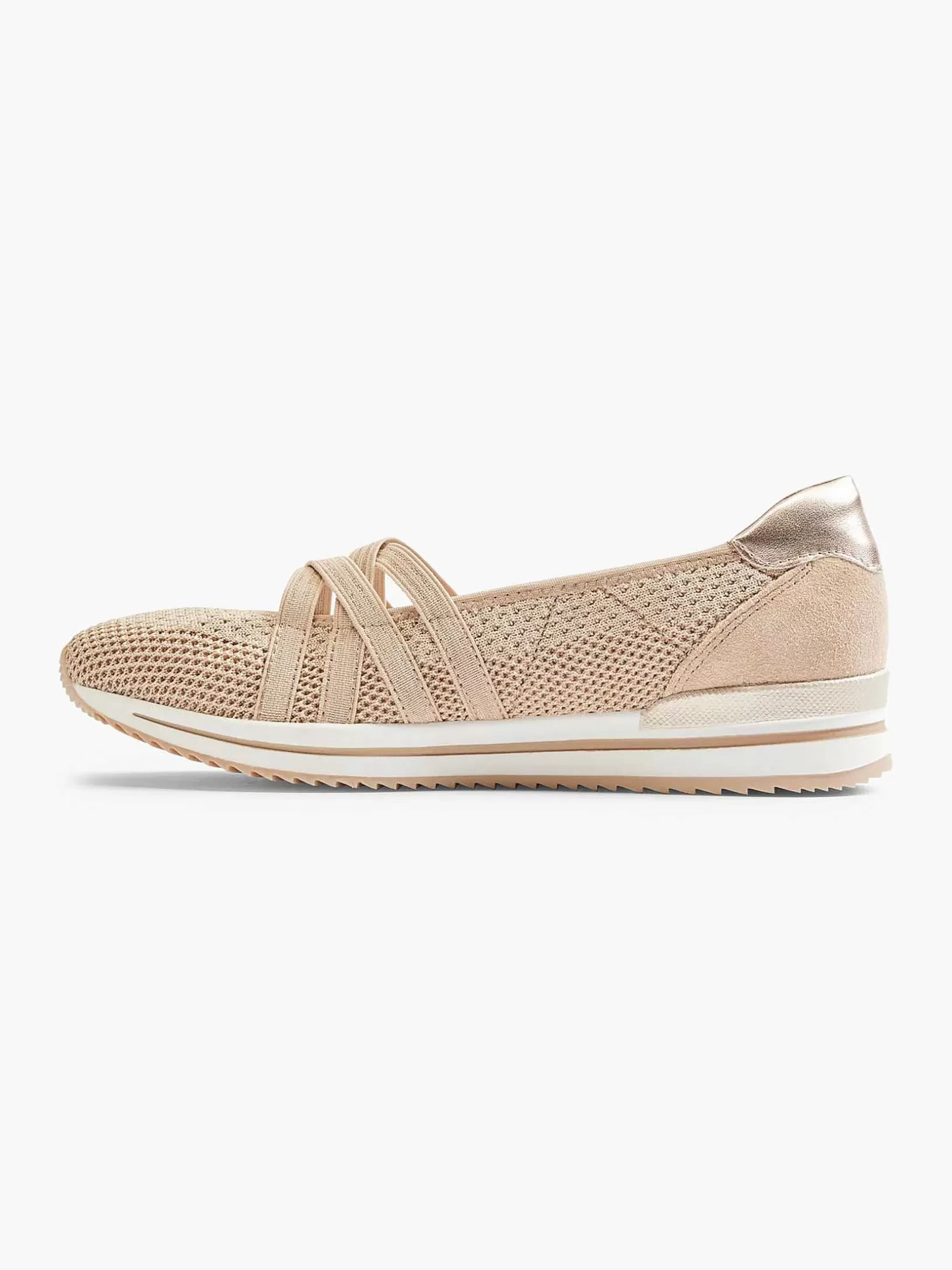 Ladies Medicus Beige Comfort Slip-On