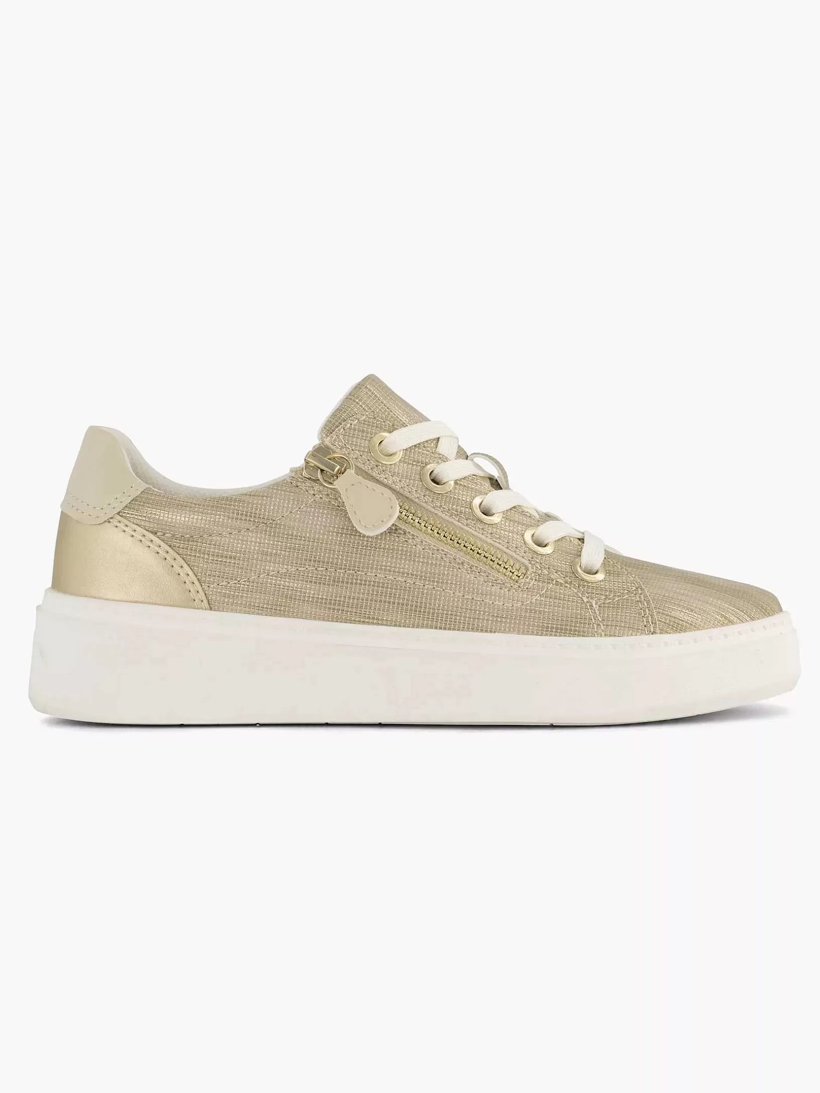 Ladies Easy Street Beige Comfort Sneaker