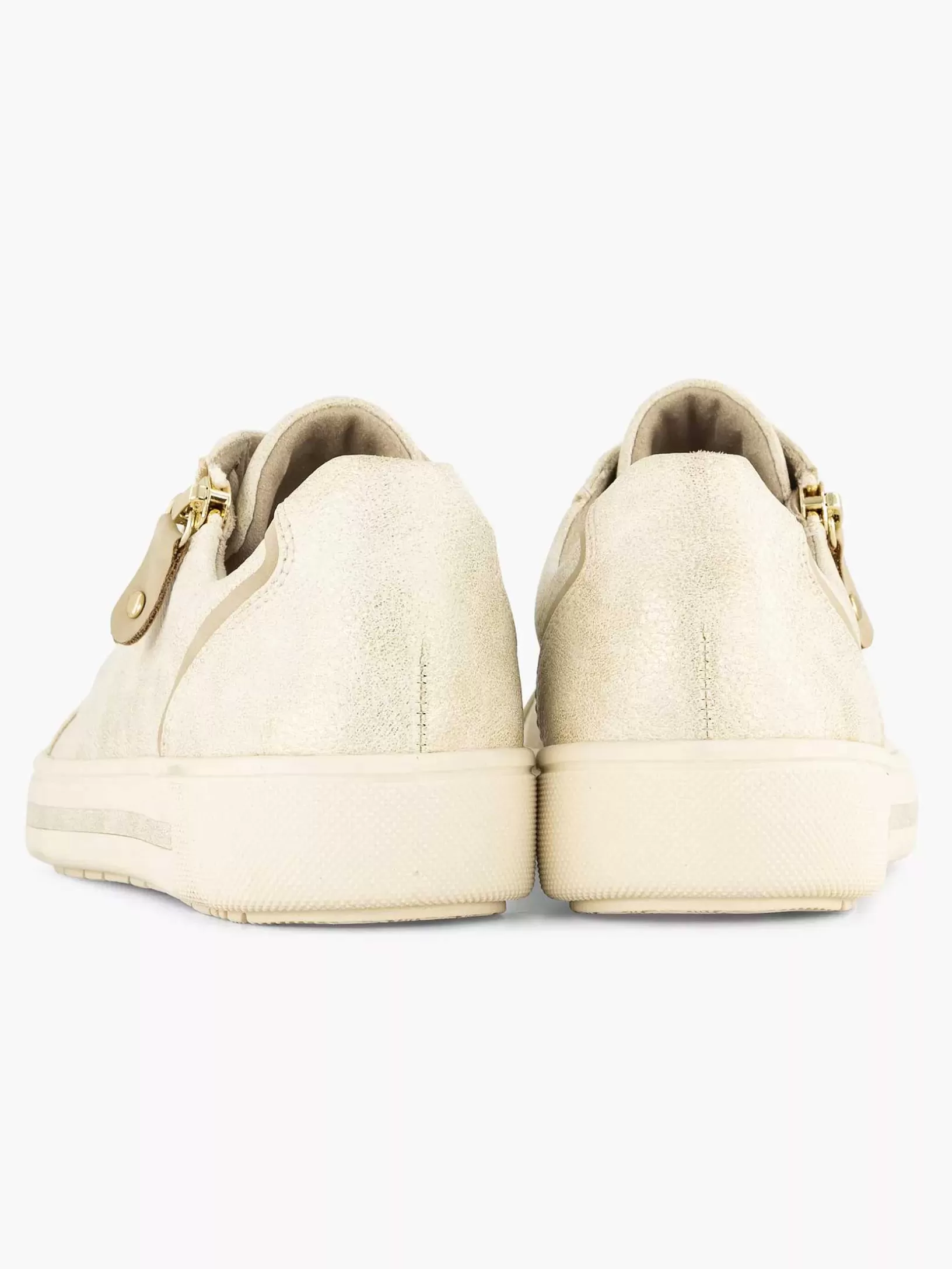 Ladies Easy Street Beige Comfort Sneaker