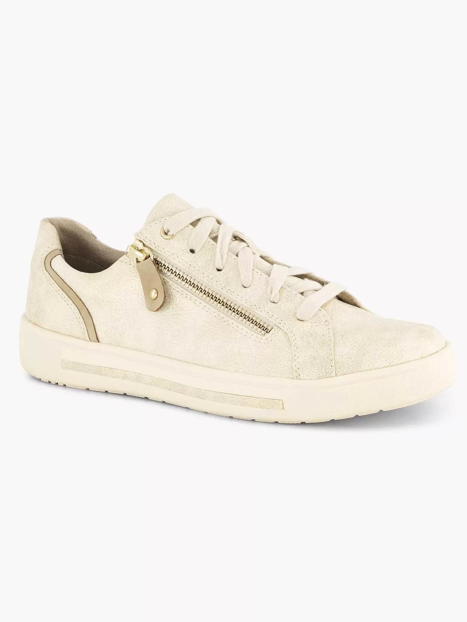 Ladies Easy Street Beige Comfort Sneaker