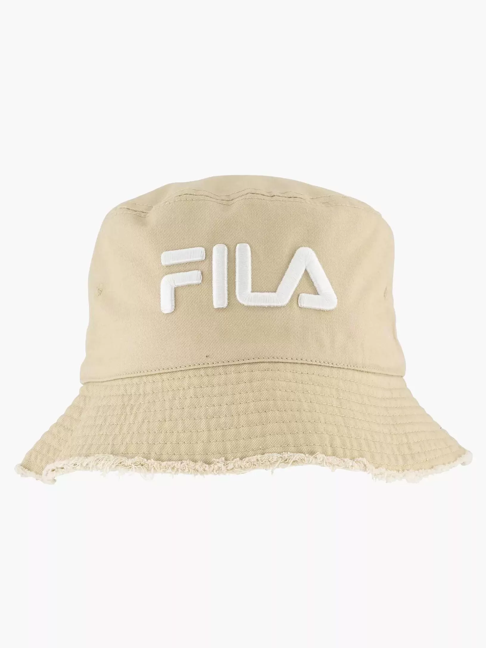 Ladies FILA Beige Bucket Hat Mit