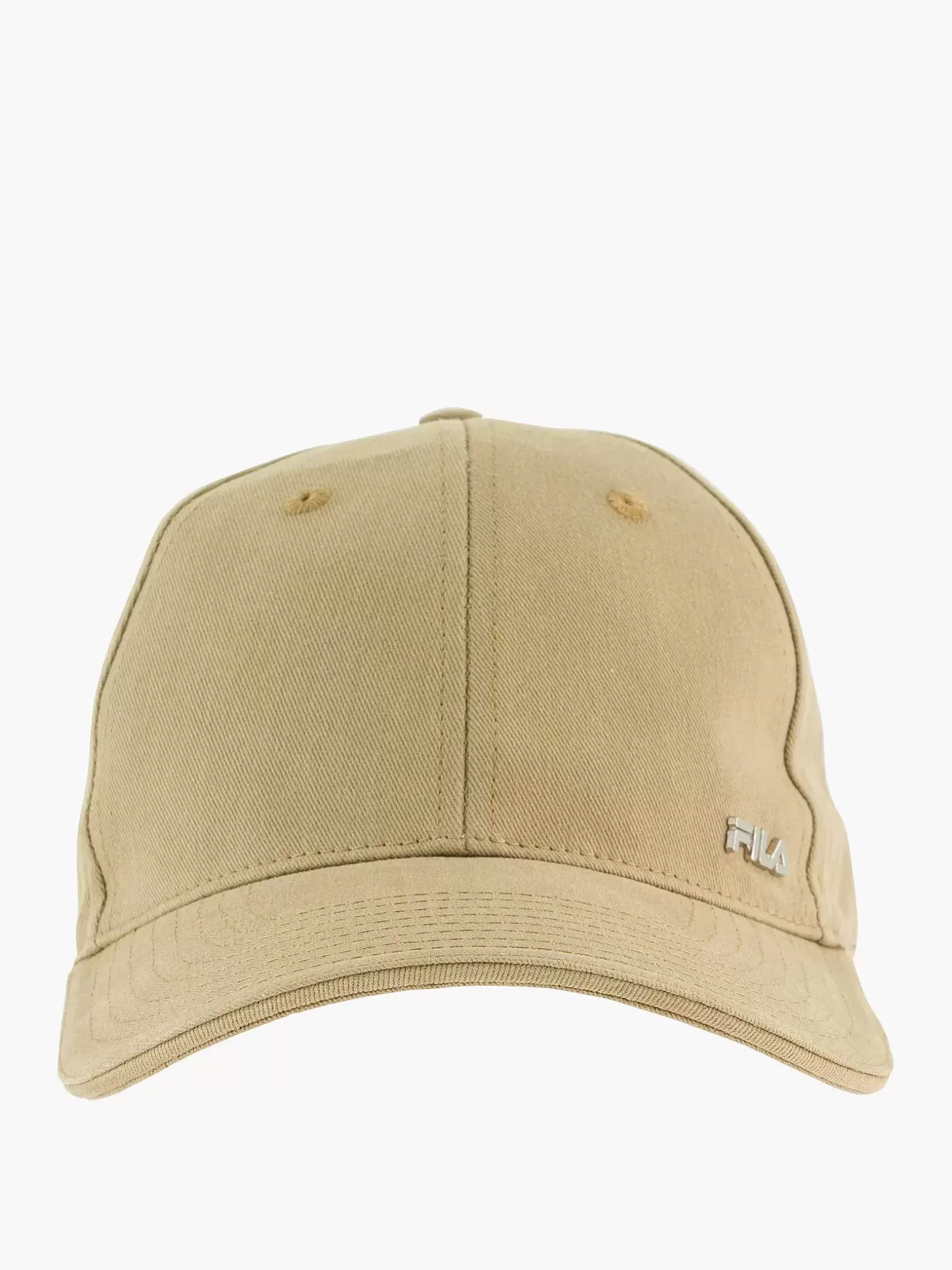 Ladies FILA Beige Metal Charm Cap