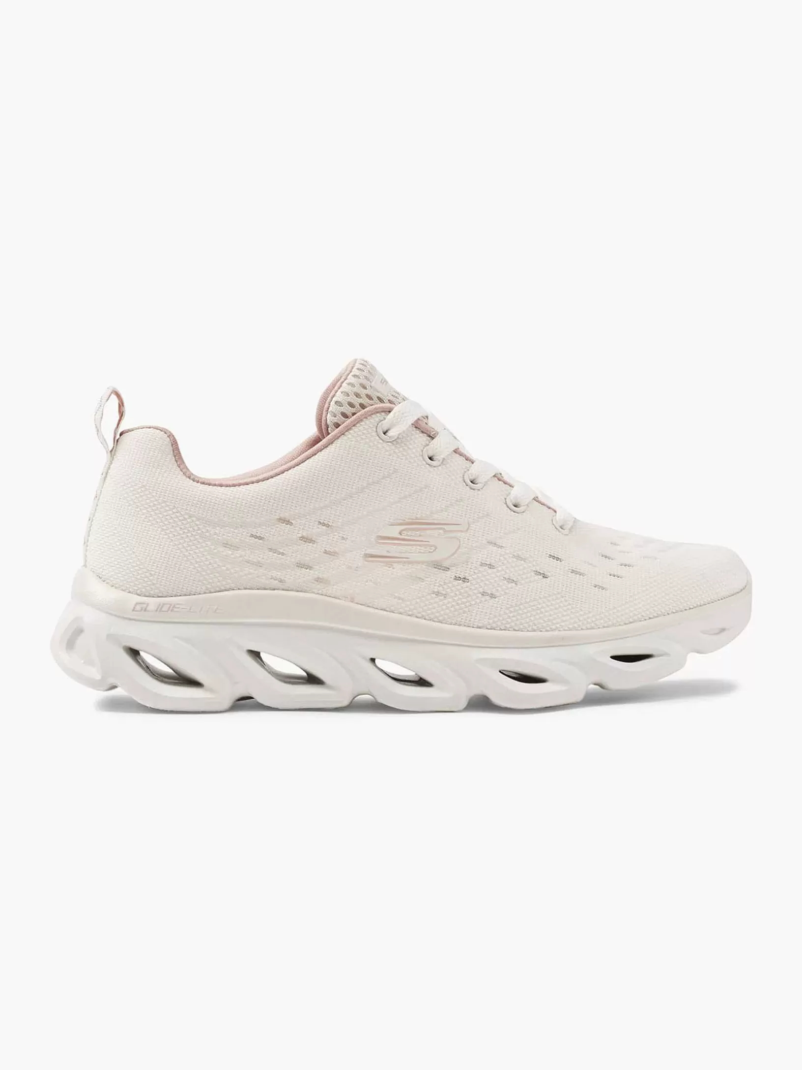 Ladies Skechers Beige Glide-Lite