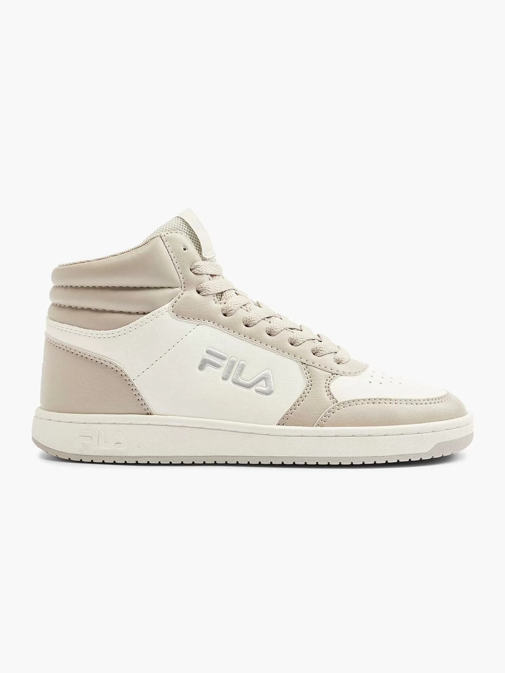 Ladies FILA Beige High Sneaker