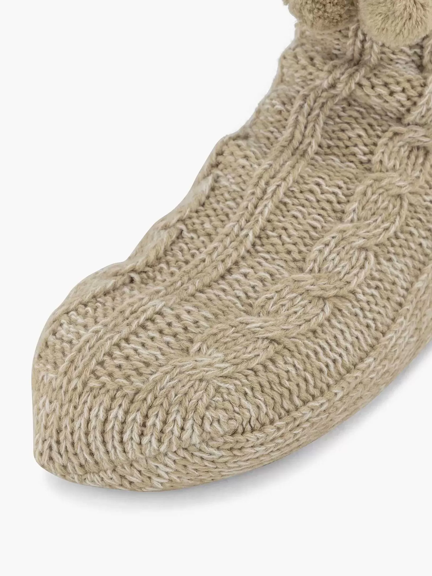 Ladies vanHaren Beige House Sock 36-41