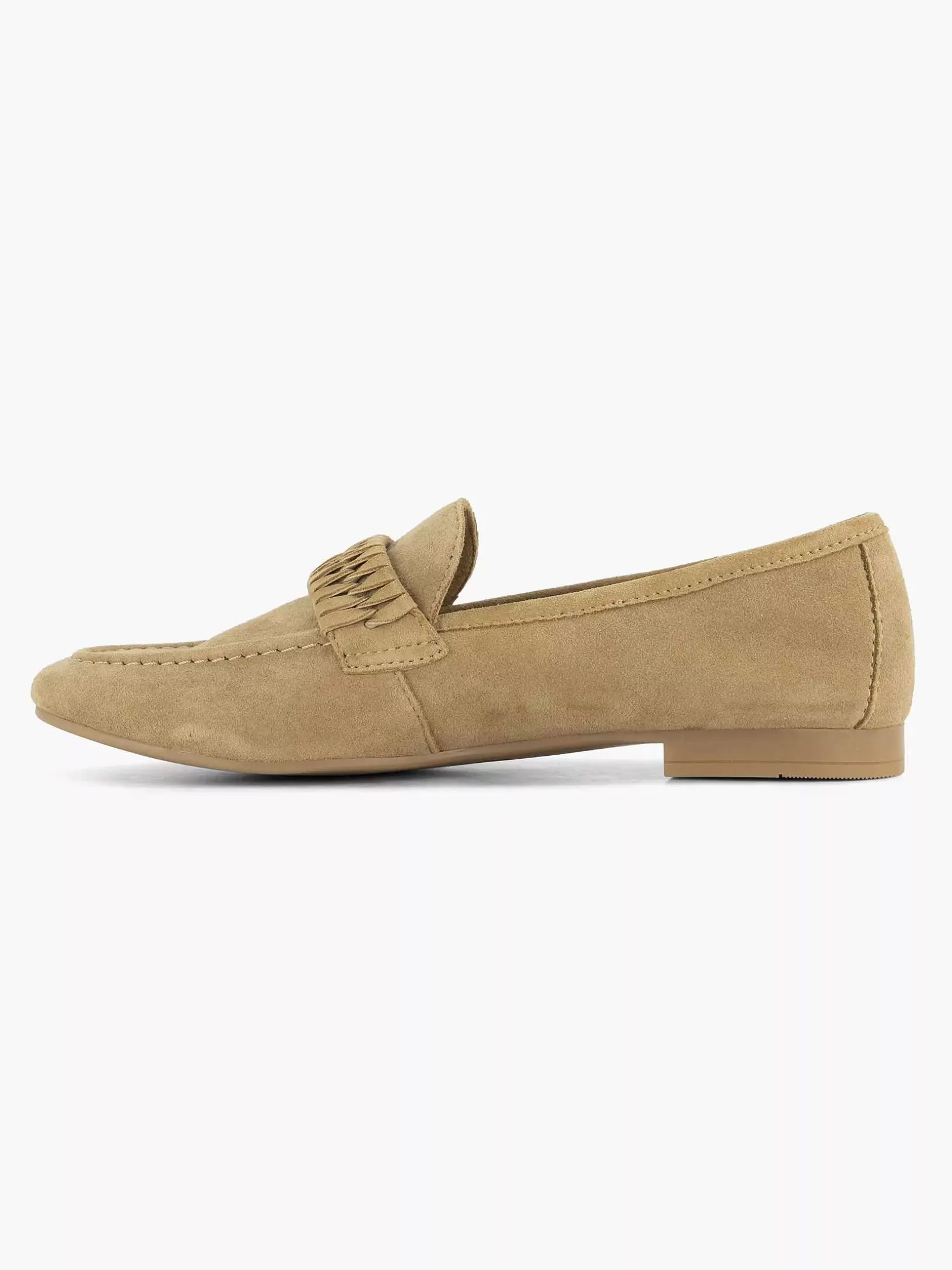 Ladies Esprit Beige Leather Loafer