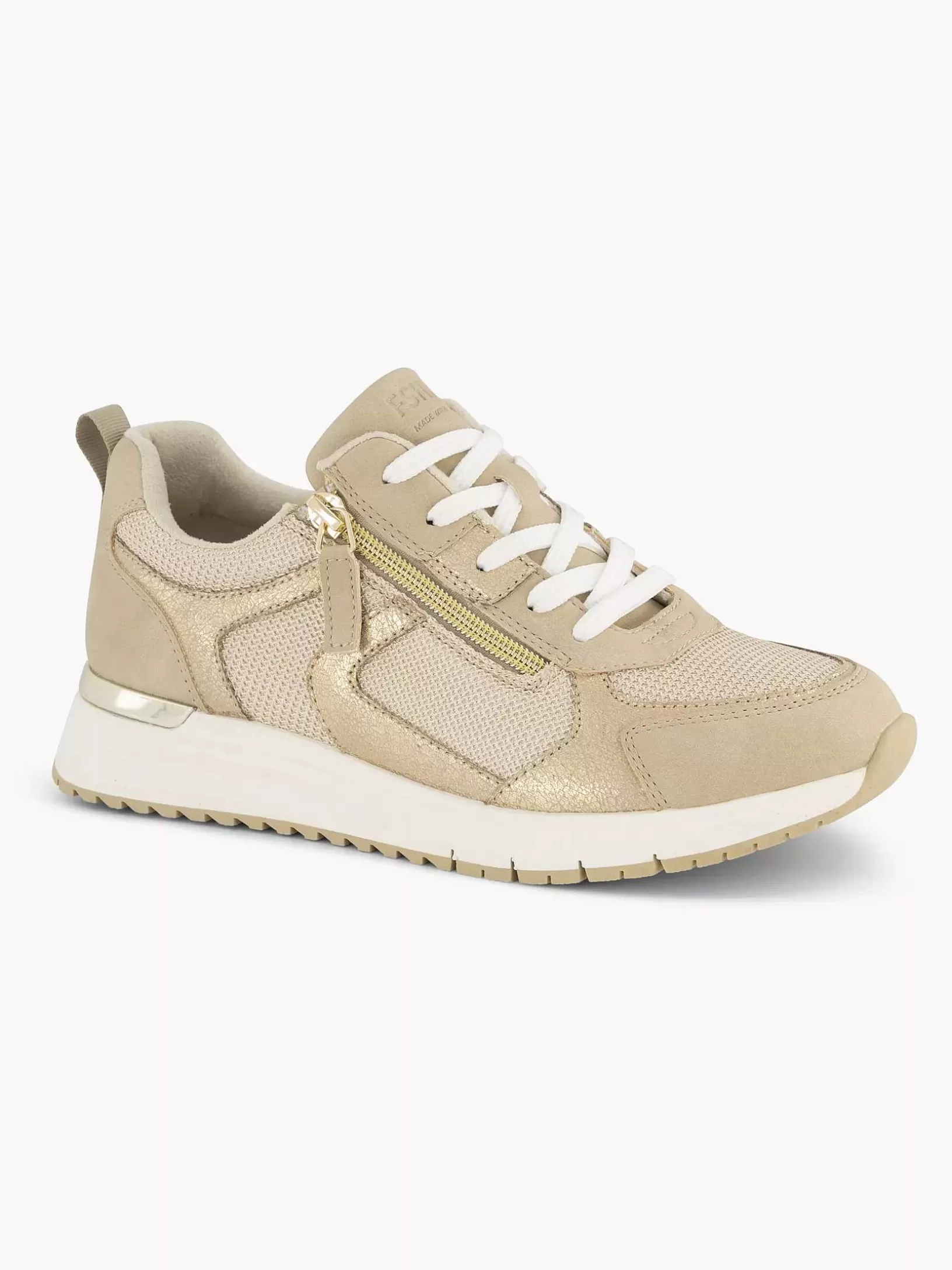 Ladies Easy Street Beige Sneaker