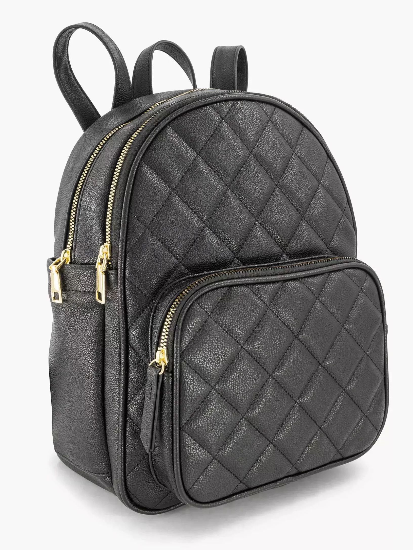 Ladies Graceland Black Backpack Quilted