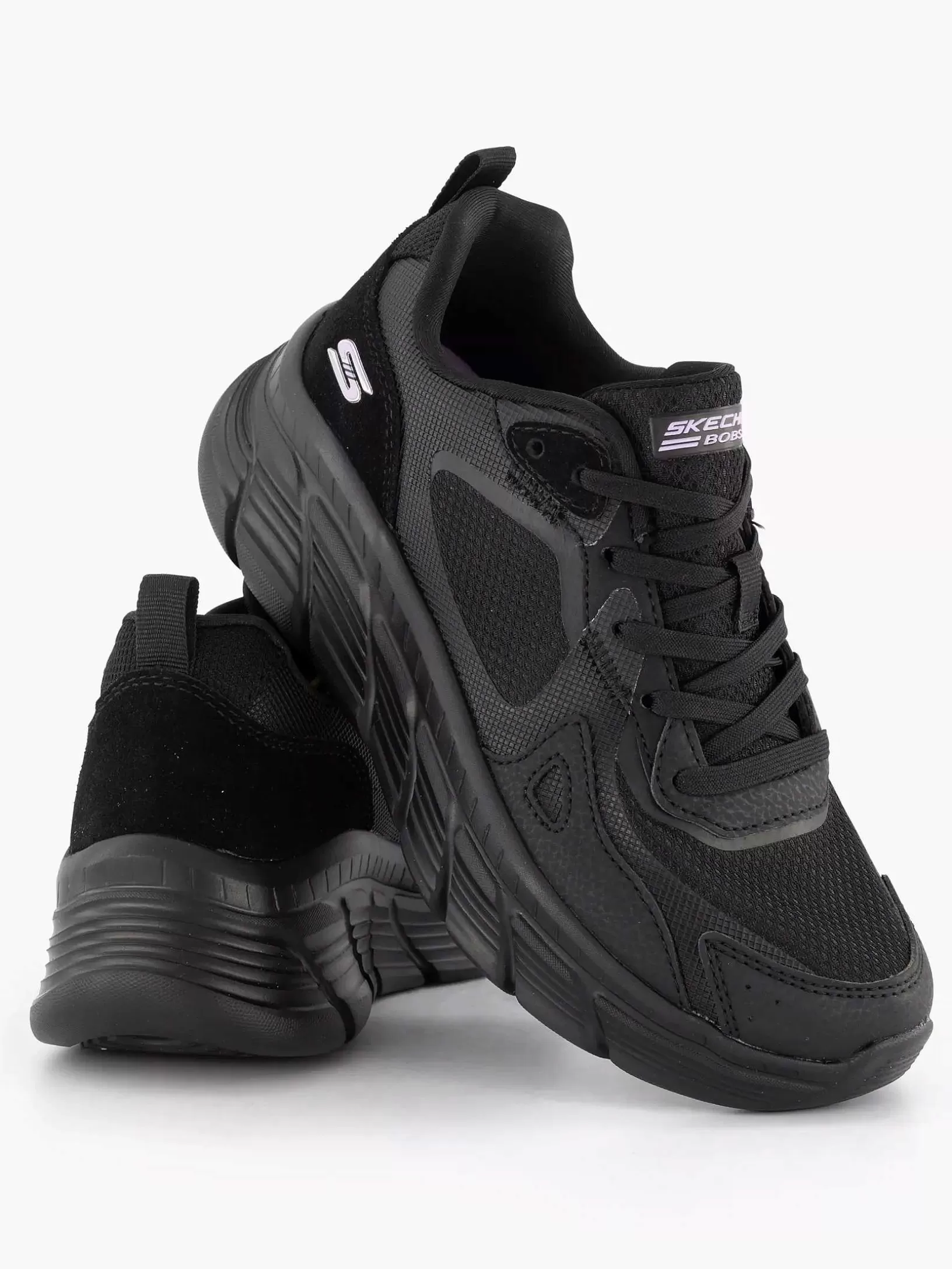 Ladies Skechers Black Bobs B Flex Hi - Forces Within