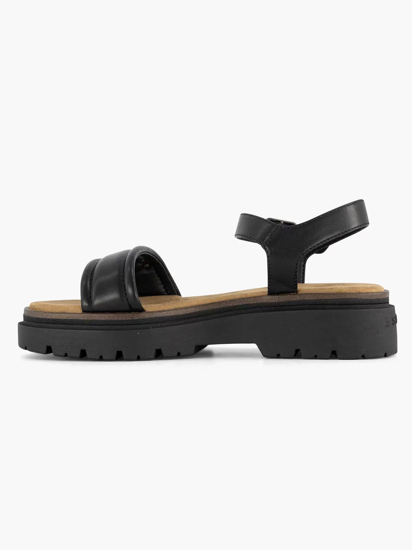 Ladies Esprit Black Chunky Sandal