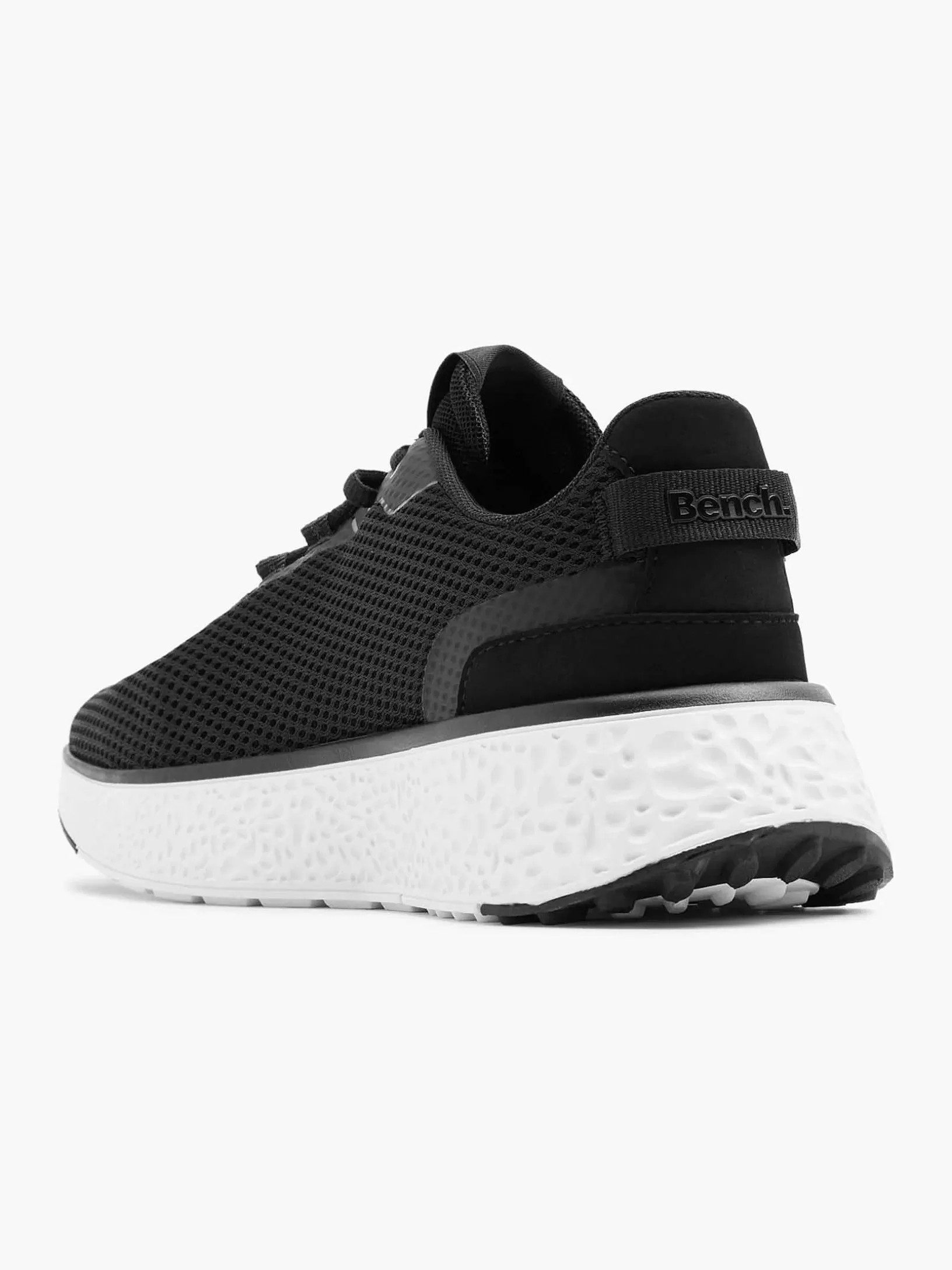 Ladies Bench Black Chunky Sneaker