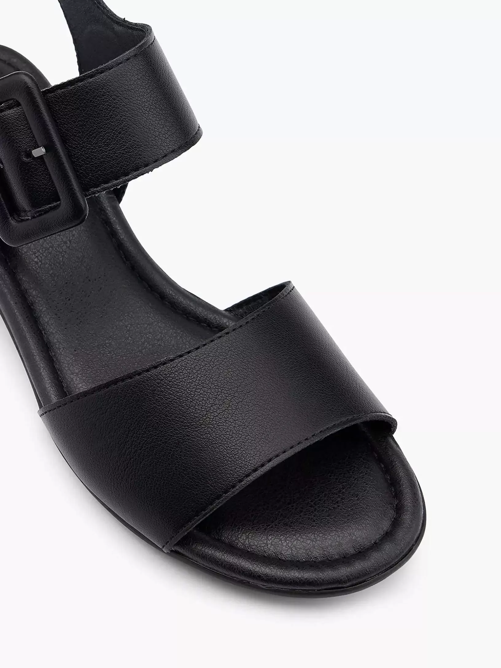 Ladies Easy Street Black Comfort Sandal