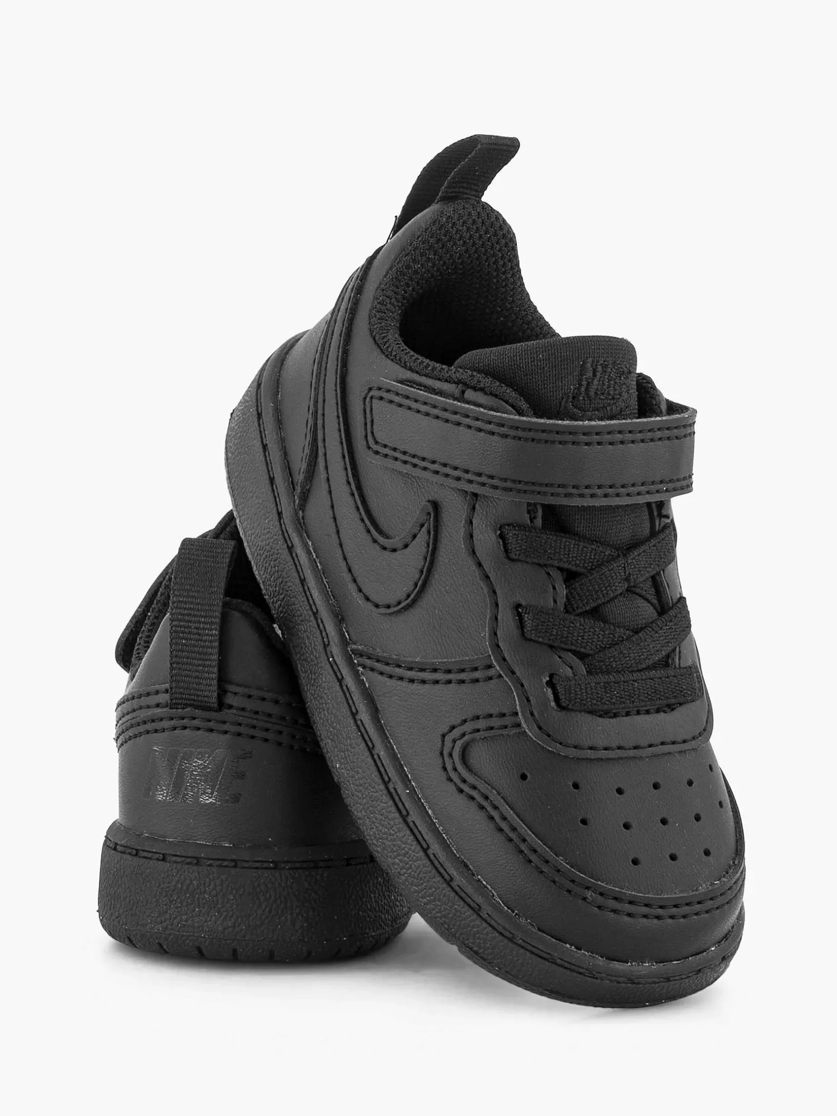 Children Nike Black Court Borough Low Recraft