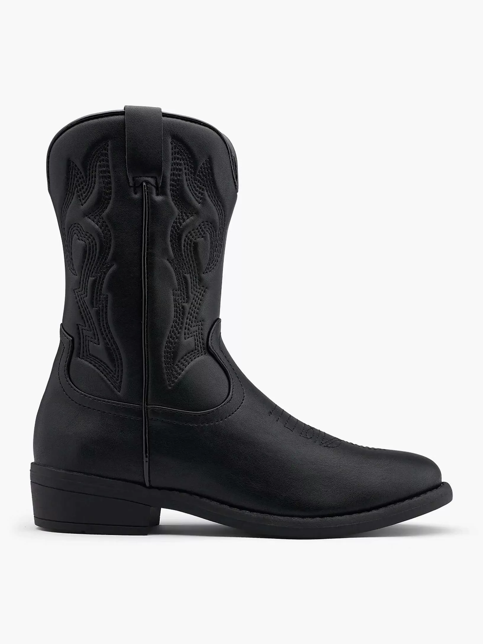 Children Oxmox Black Cowboy Boot