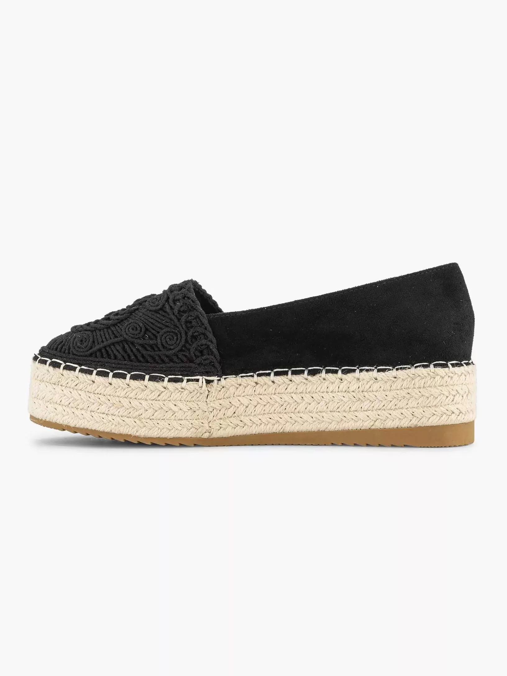 Ladies Graceland Black Espadrille