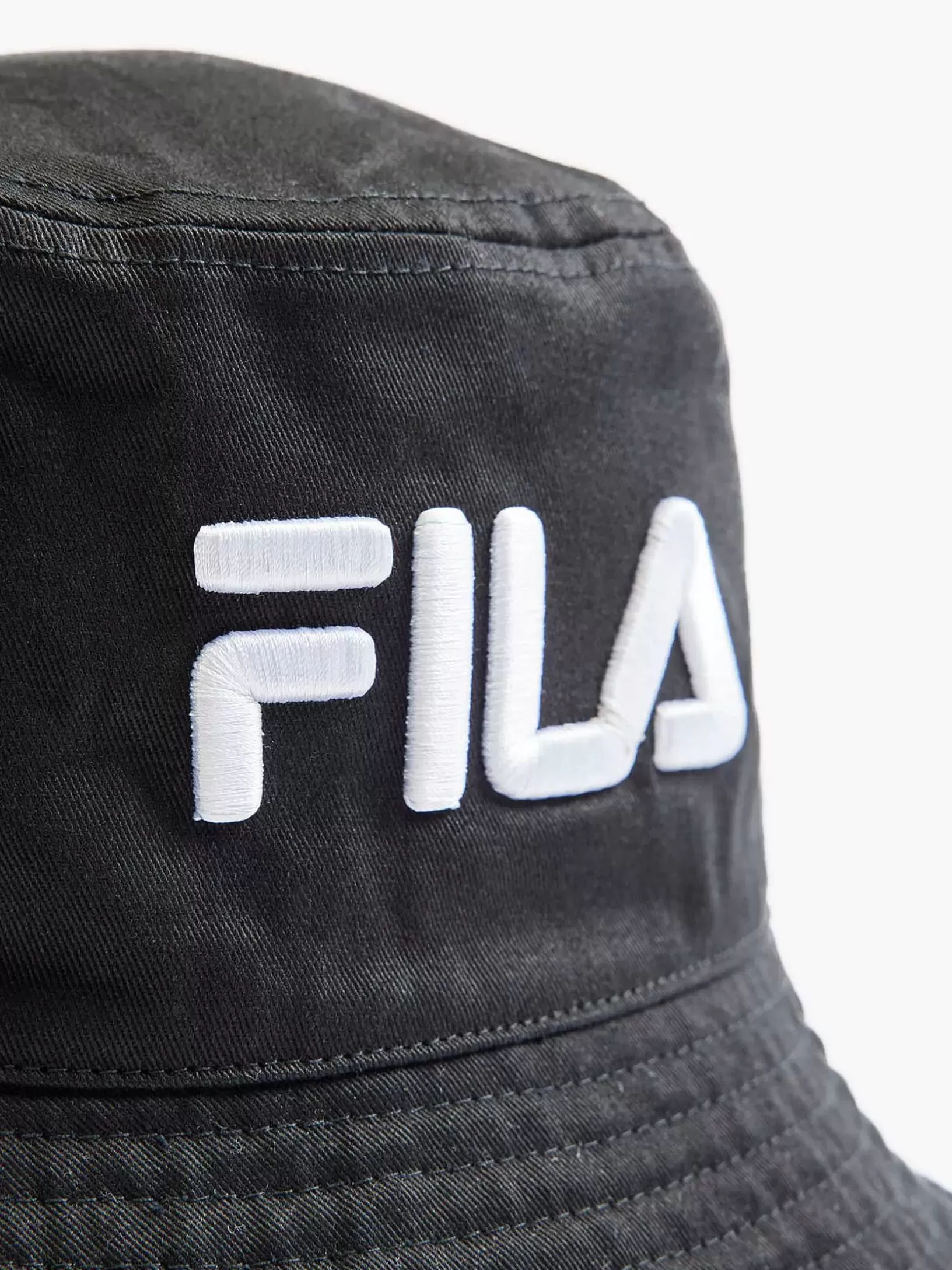 Ladies FILA Black Bucket Hat Mit