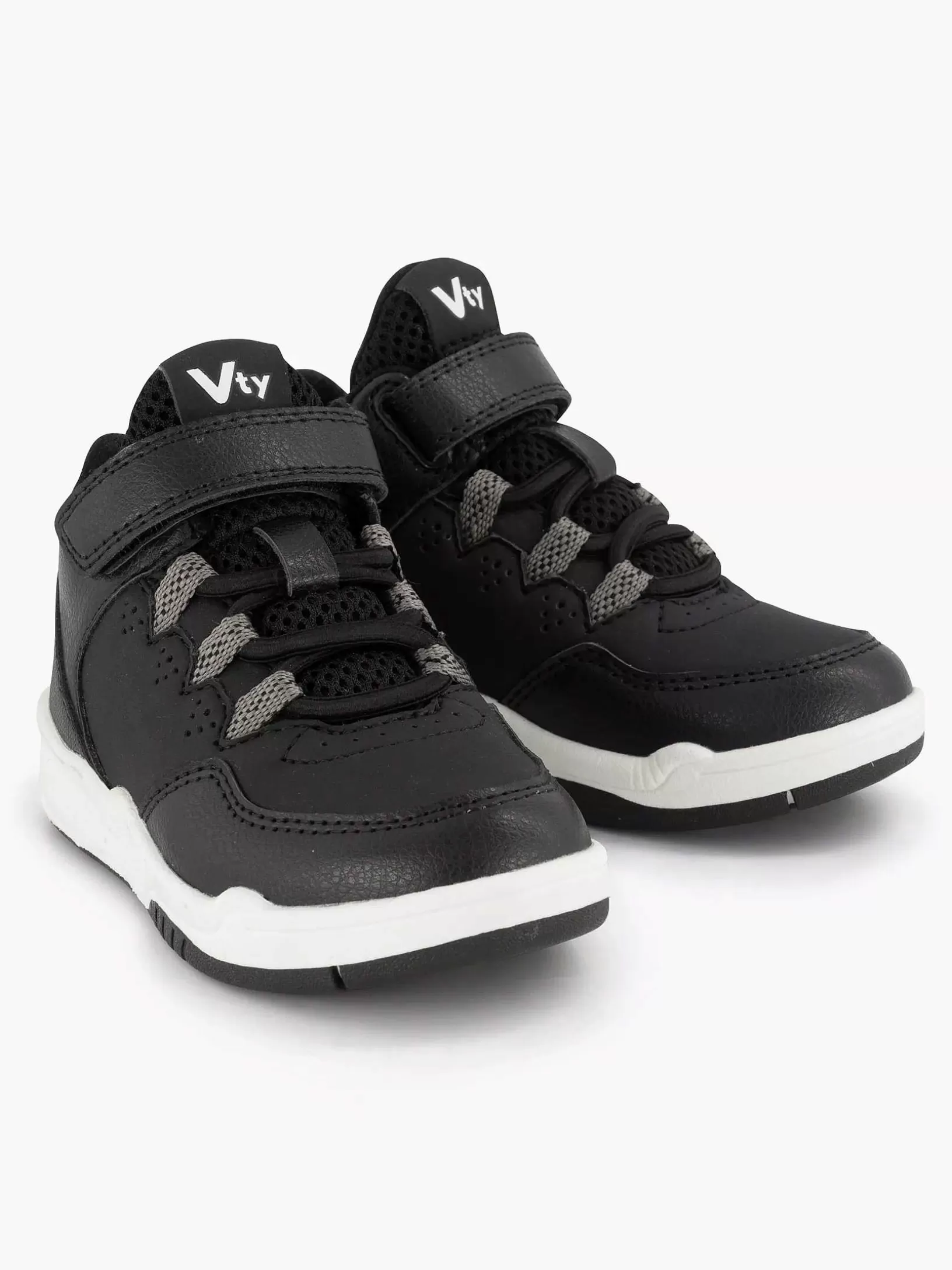 Children Vty Black High Sneaker