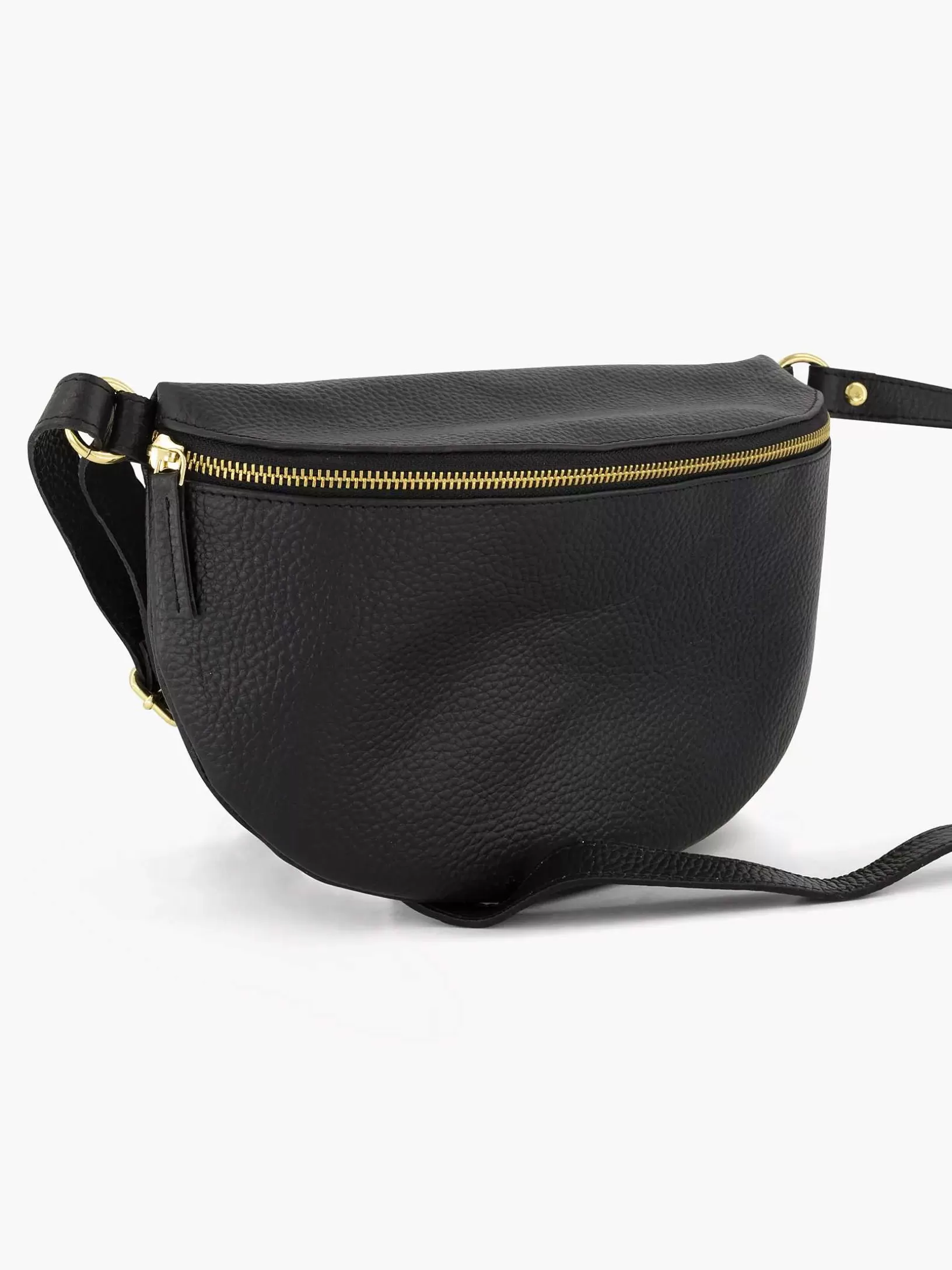 Ladies 5th Avenue Black Hip Bag