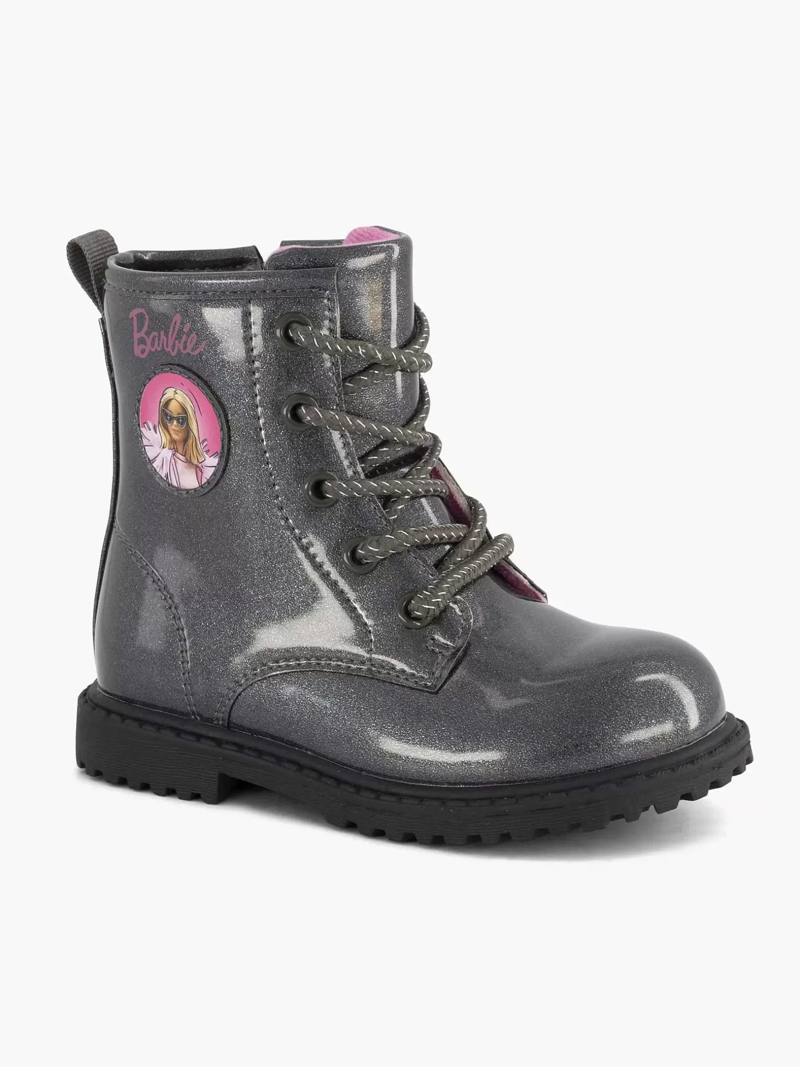 Children Barbie Black Lace Boot