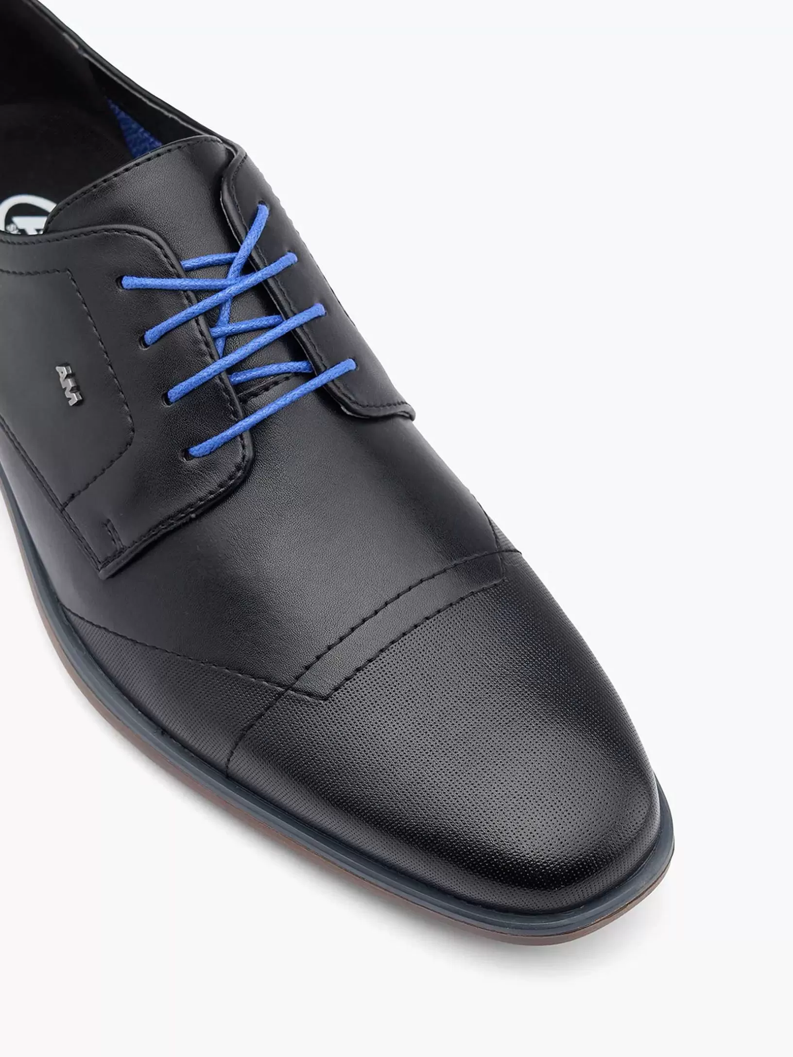 Gentlemen AM SHOE Black Lace-Up Shoe