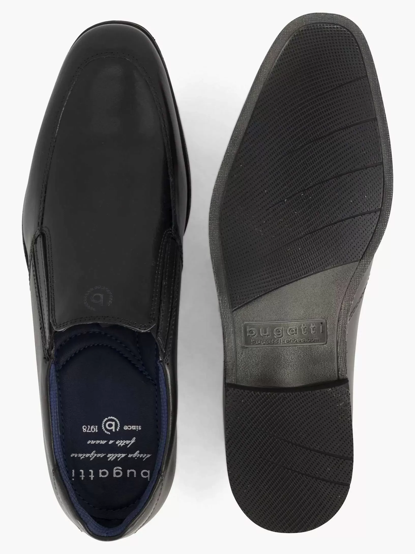 Gentlemen Bugatti Black Leagro Slipper