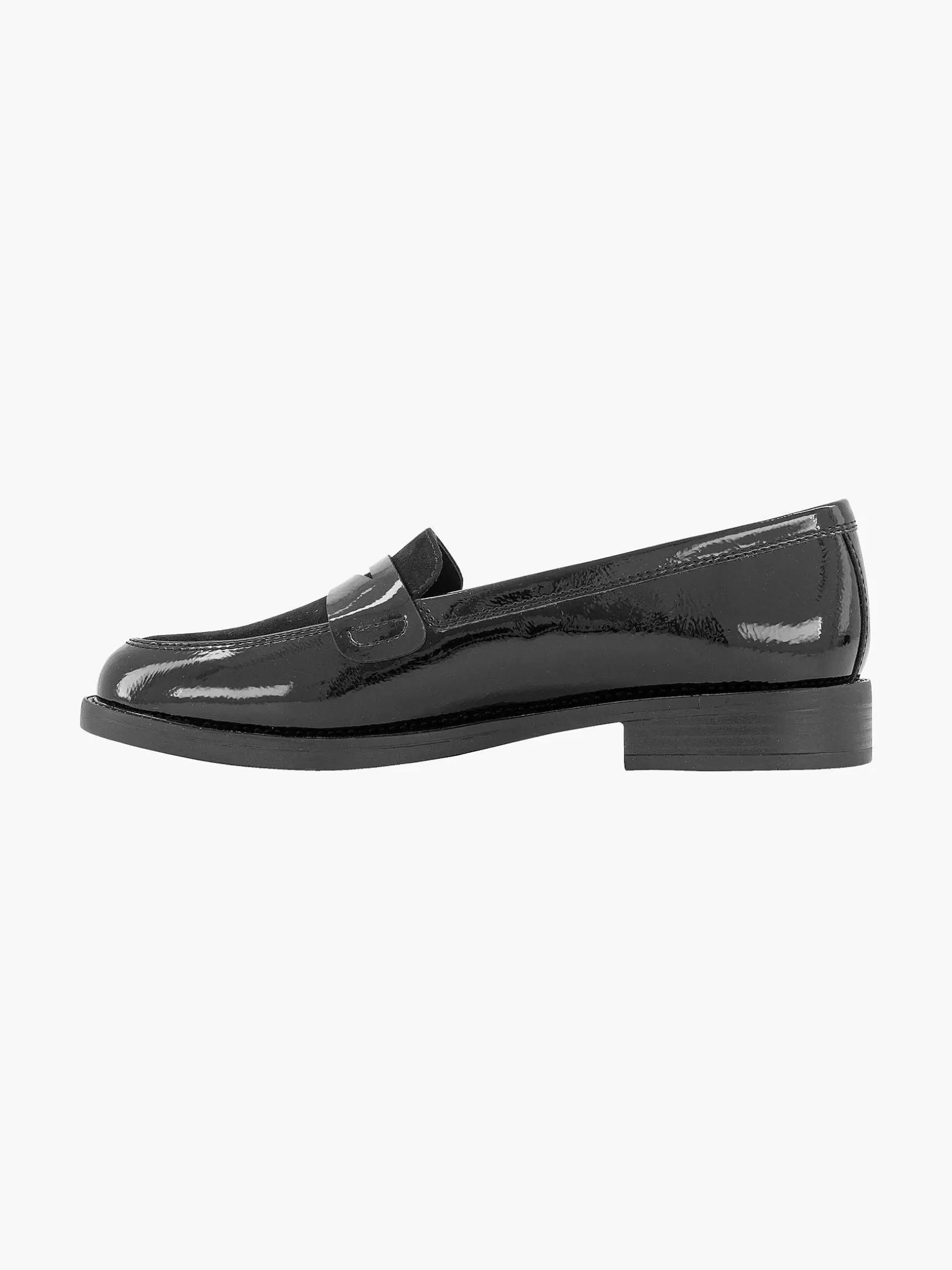 Ladies Graceland Black Loafer Patent