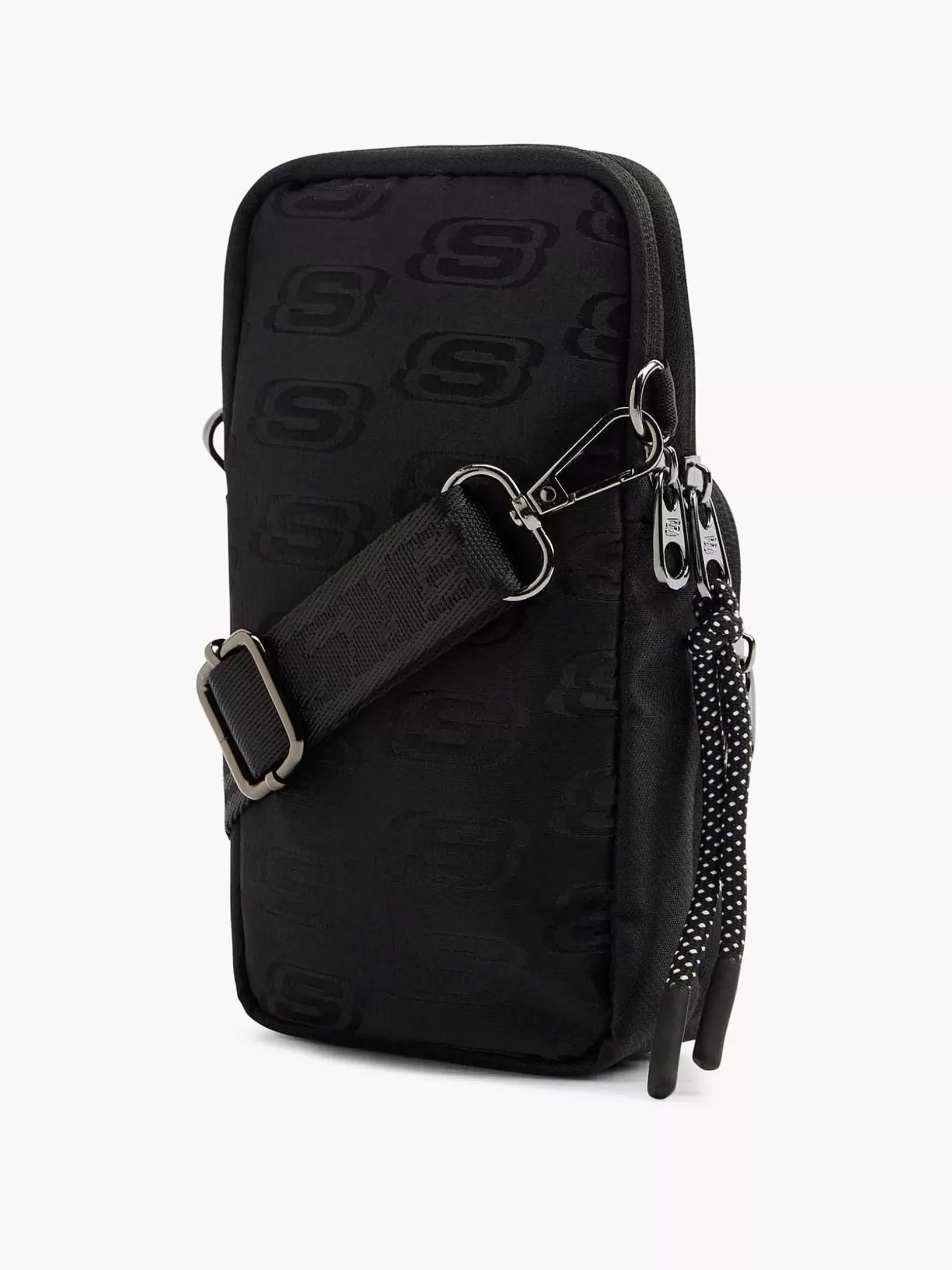 Ladies Skechers Black Phone Bag