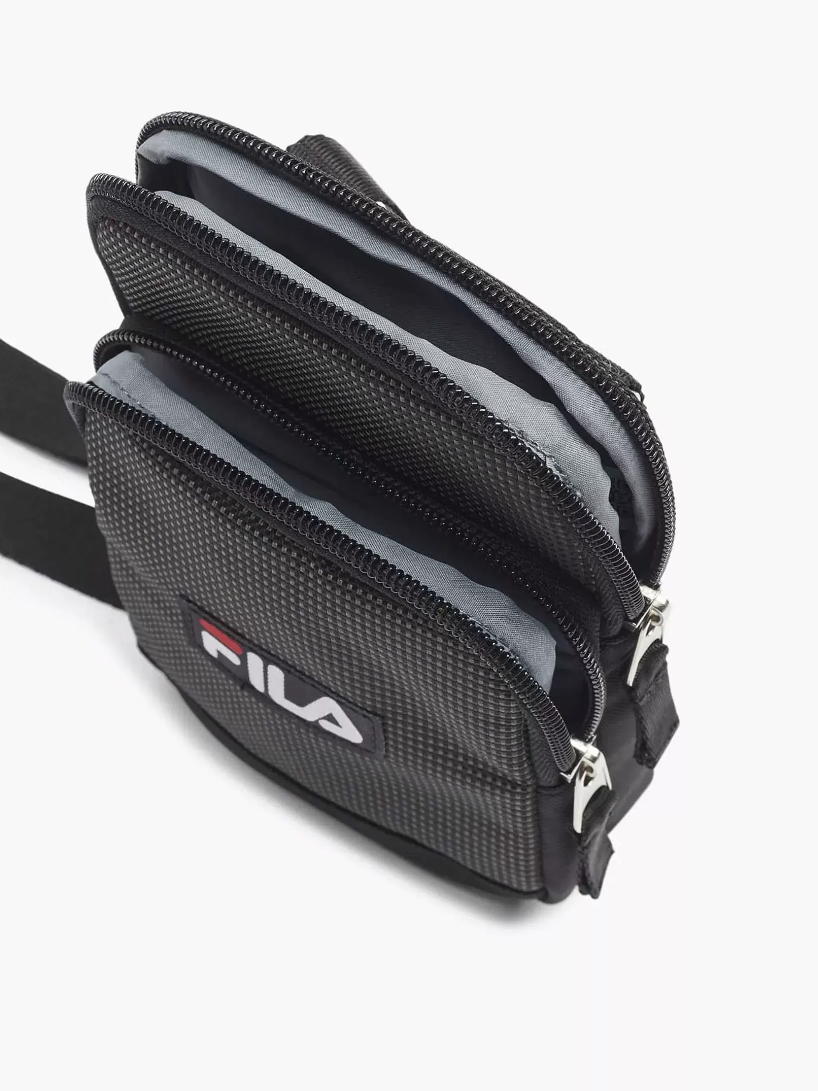 Ladies FILA Black Phone Bag