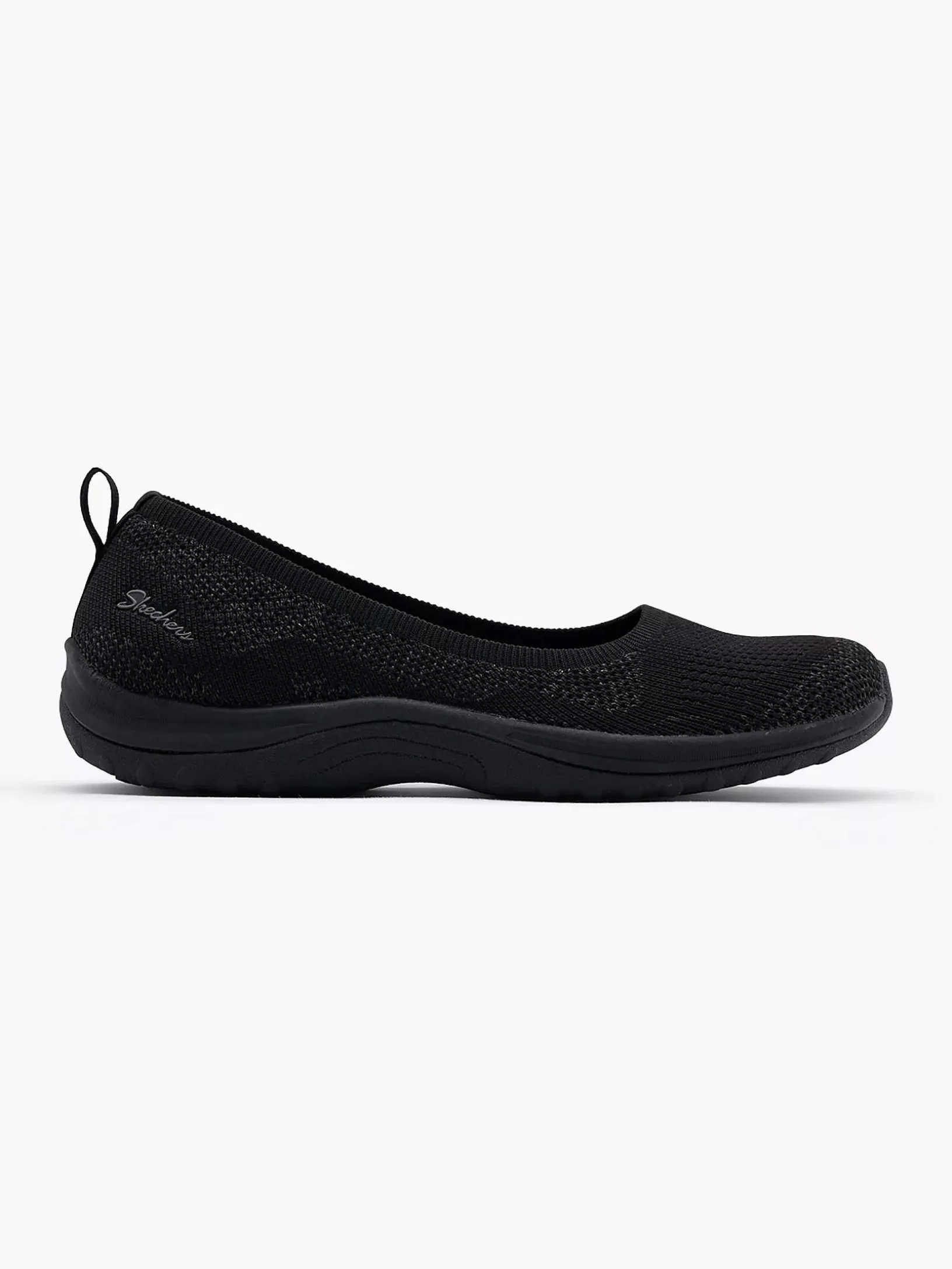 Ladies Skechers Black Slip-On Memory Foam