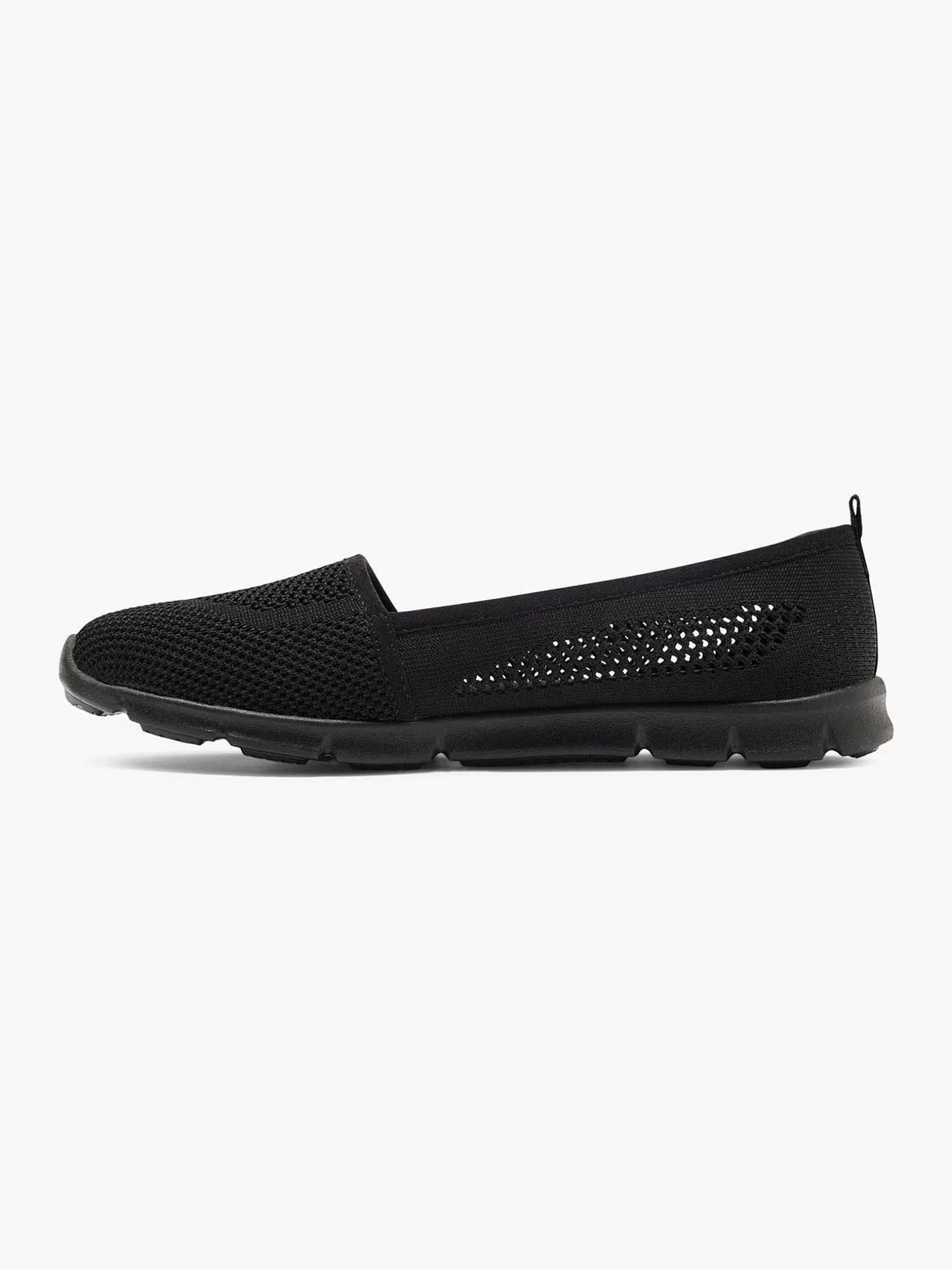 Ladies Graceland Black Slip-On Memory Foam