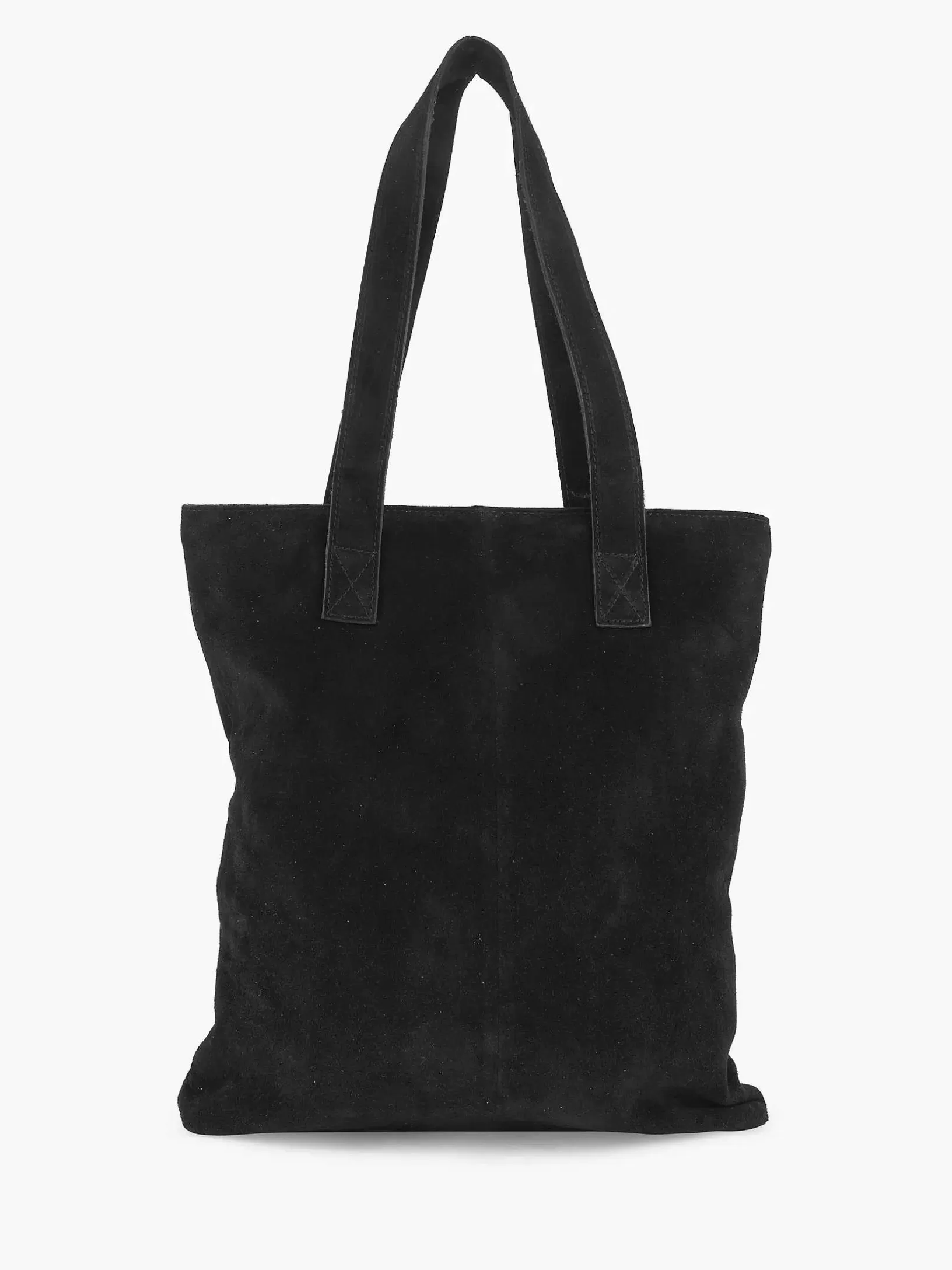 Ladies 5th Avenue Black Suede Shoulder Bag