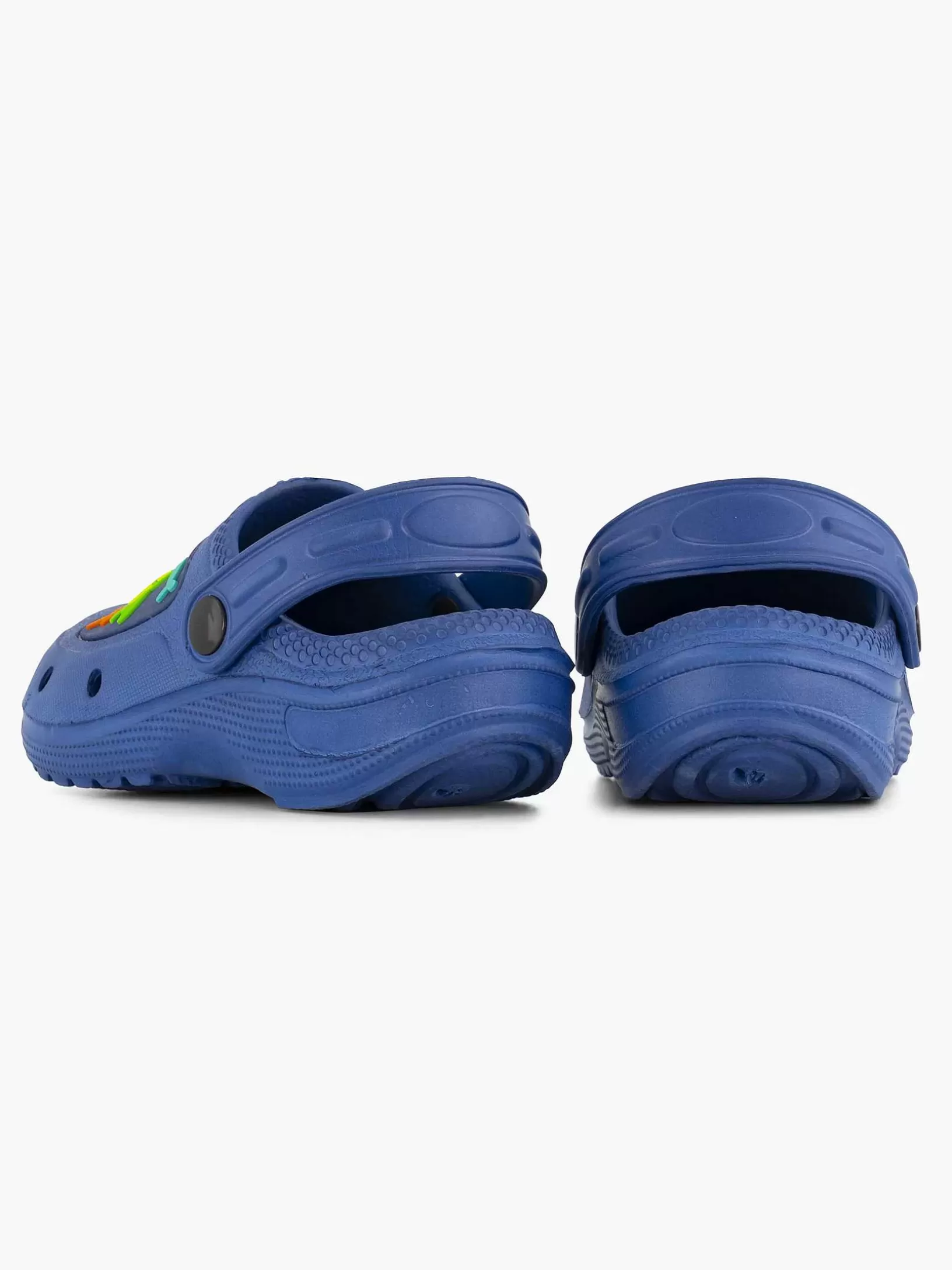 Children Blue Fin Blue Clog Lights