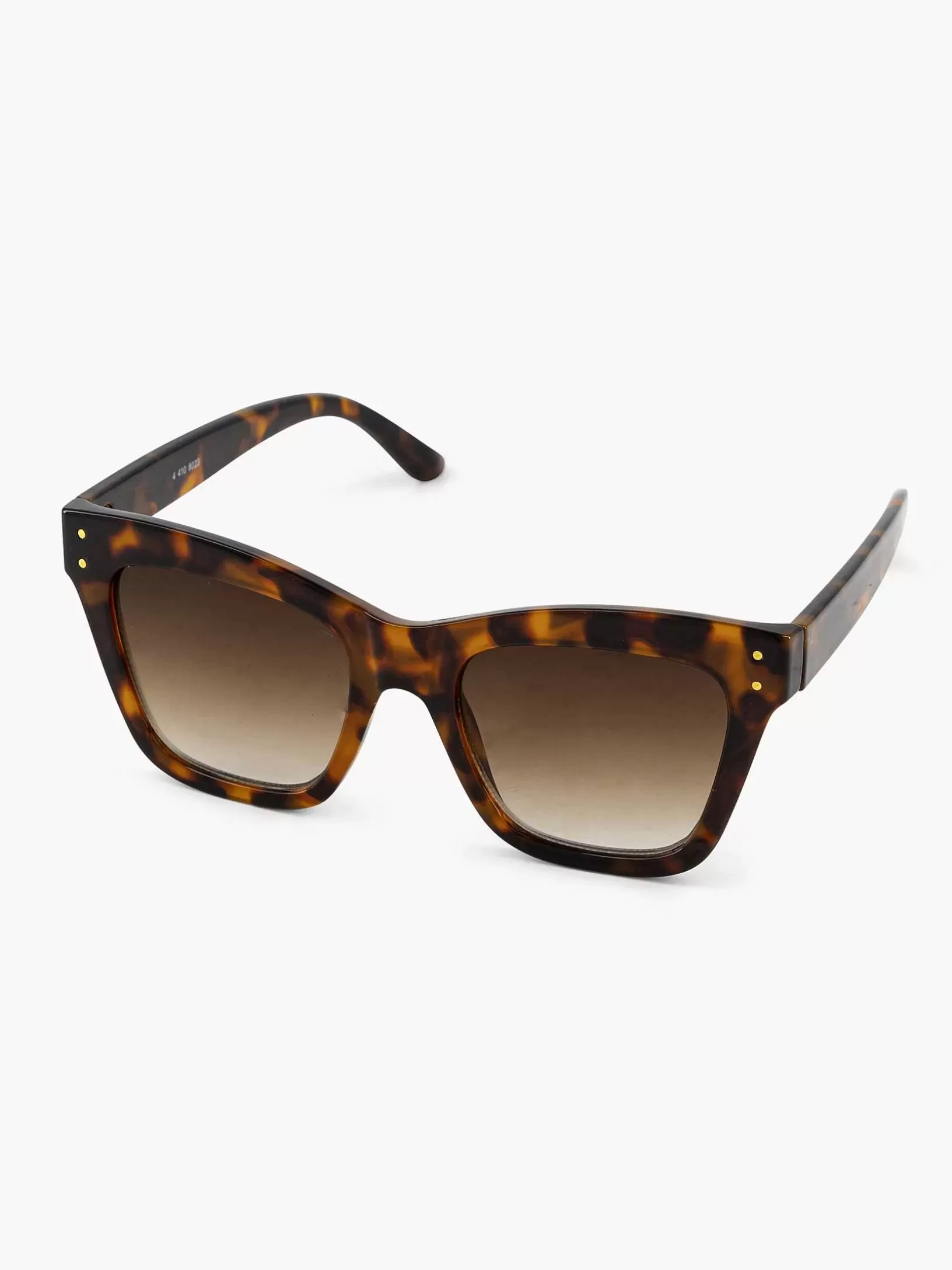 Ladies Graceland Brown Cat Eye Sunglasses Print