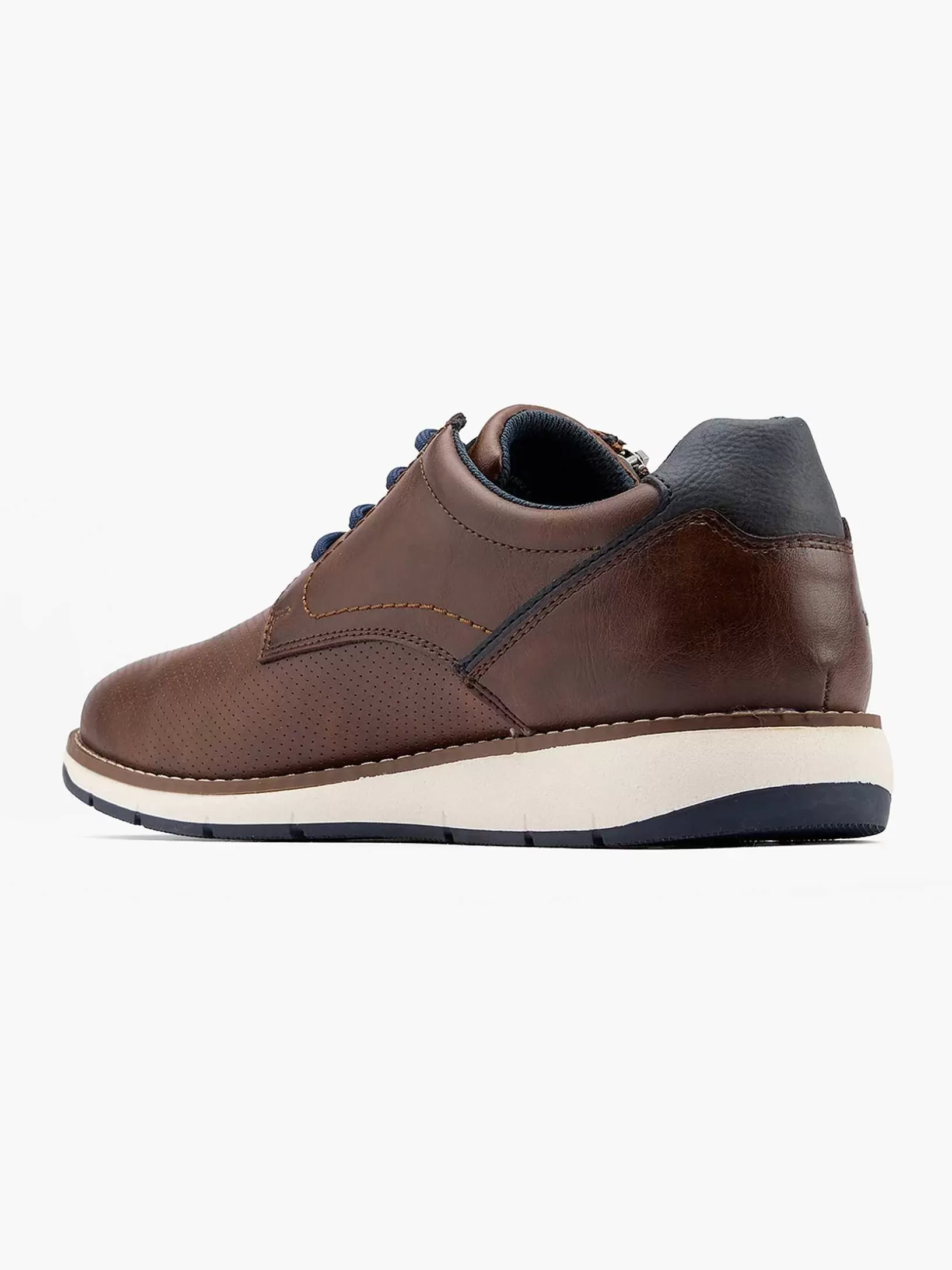 Gentlemen TOM TAILOR Brown Leather Sneaker