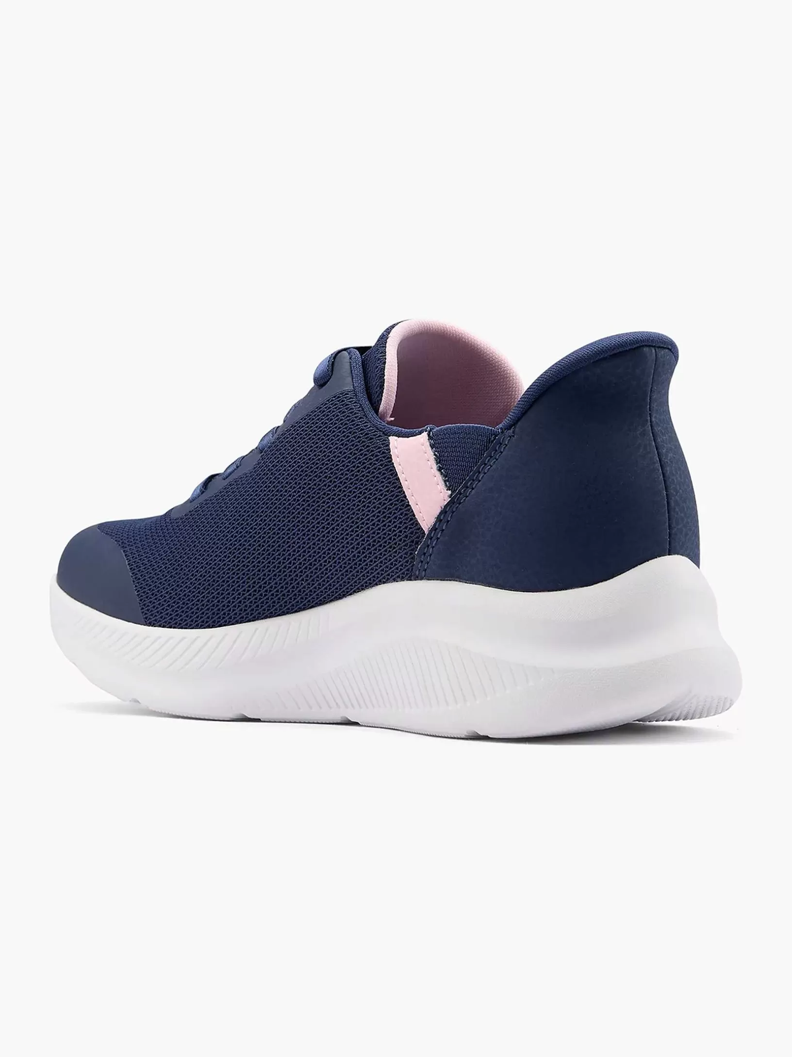 Ladies Skechers Dark Blue Sneaker Swift Fit - Hands Free