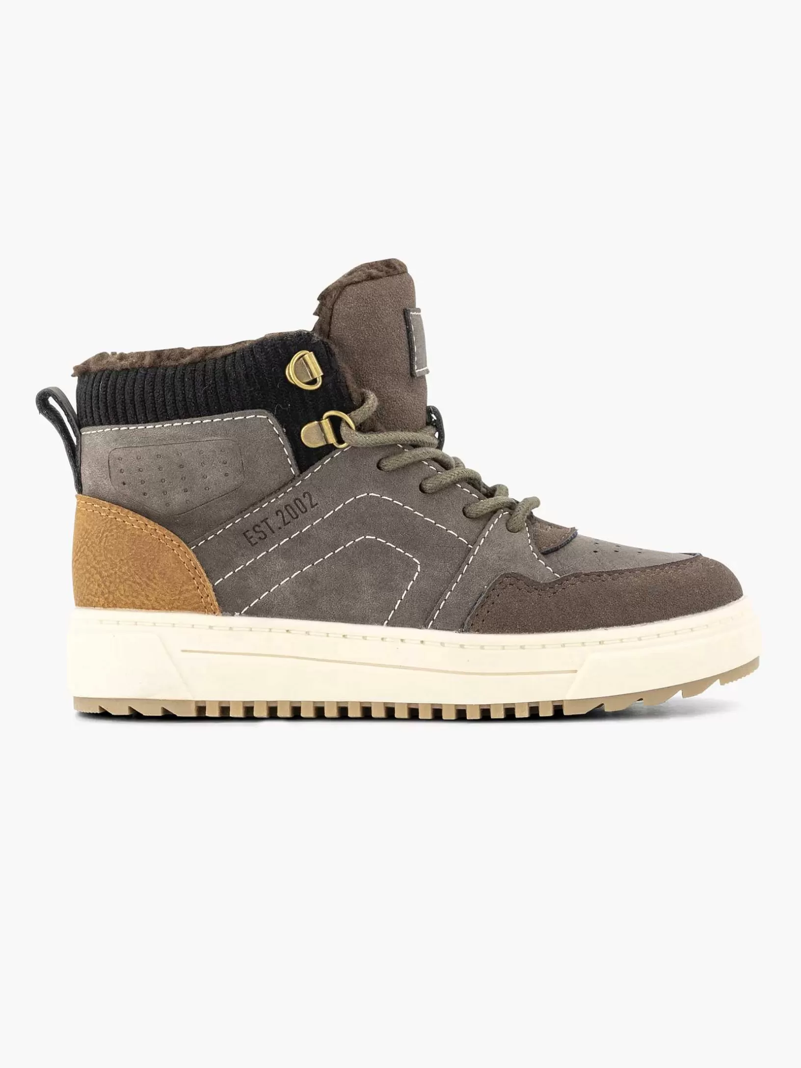 Children Vty Dark Brown High Sneaker