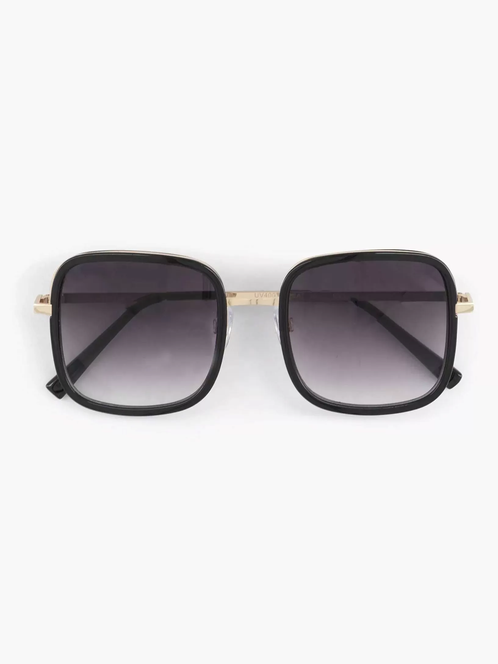 Ladies Graceland Gold Square Sunglasses