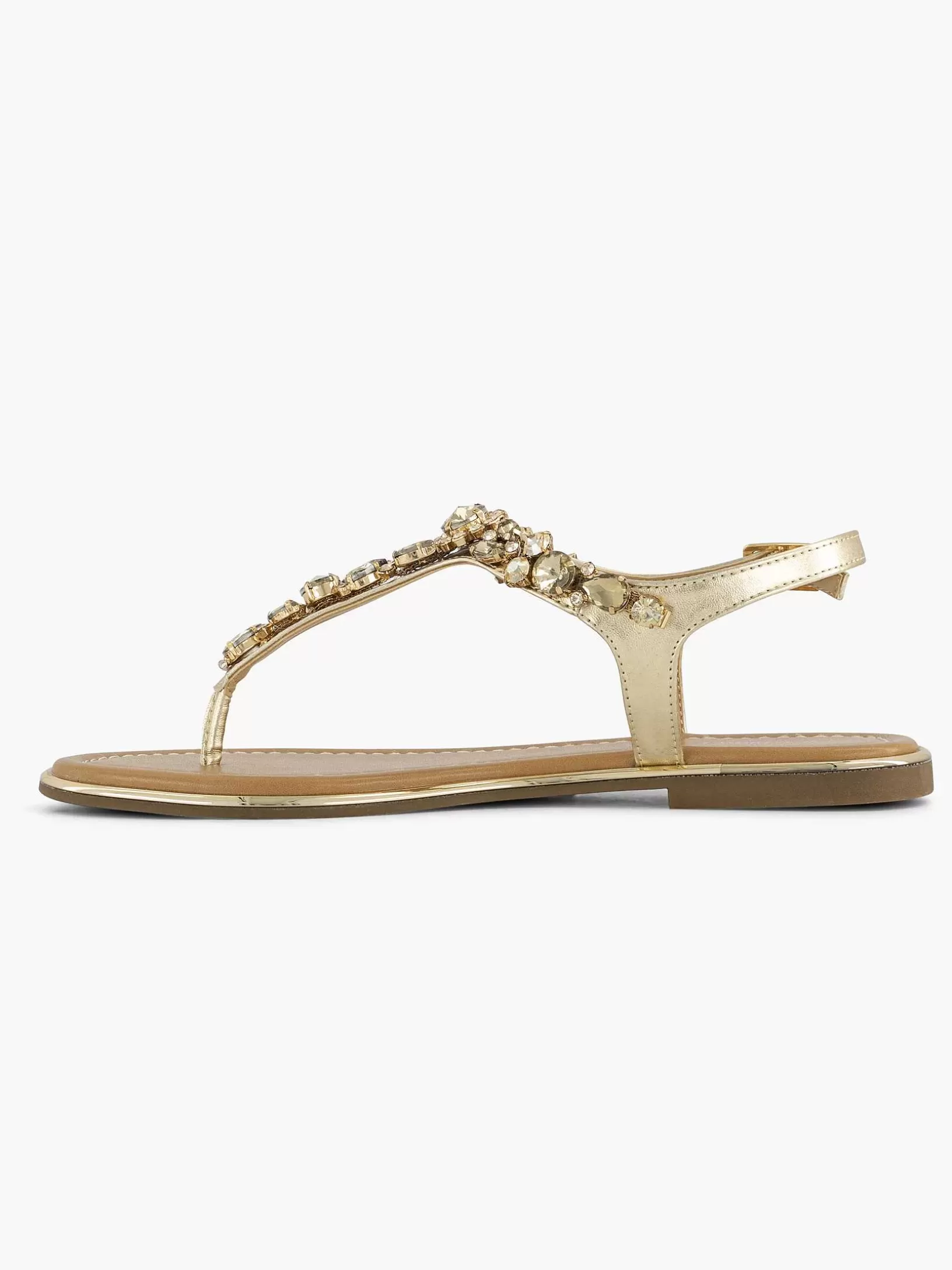 Ladies Graceland Golden Sandal