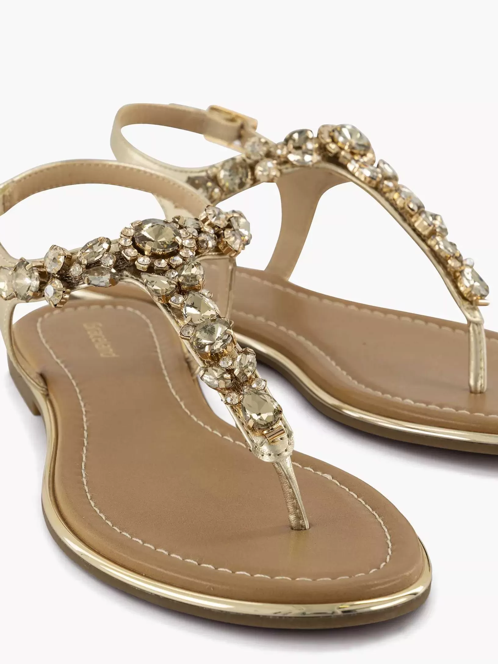 Ladies Graceland Golden Sandal