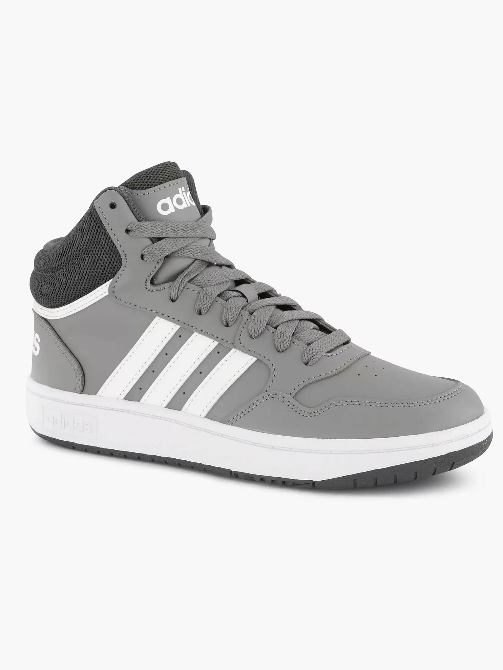 Children adidas Gray Hoops Mid 3.0 K