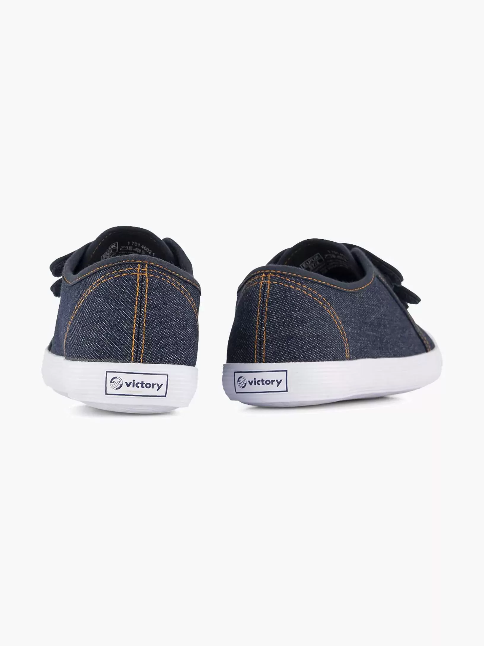 Children Vty Jeans Blue Gym Shoe Velcro