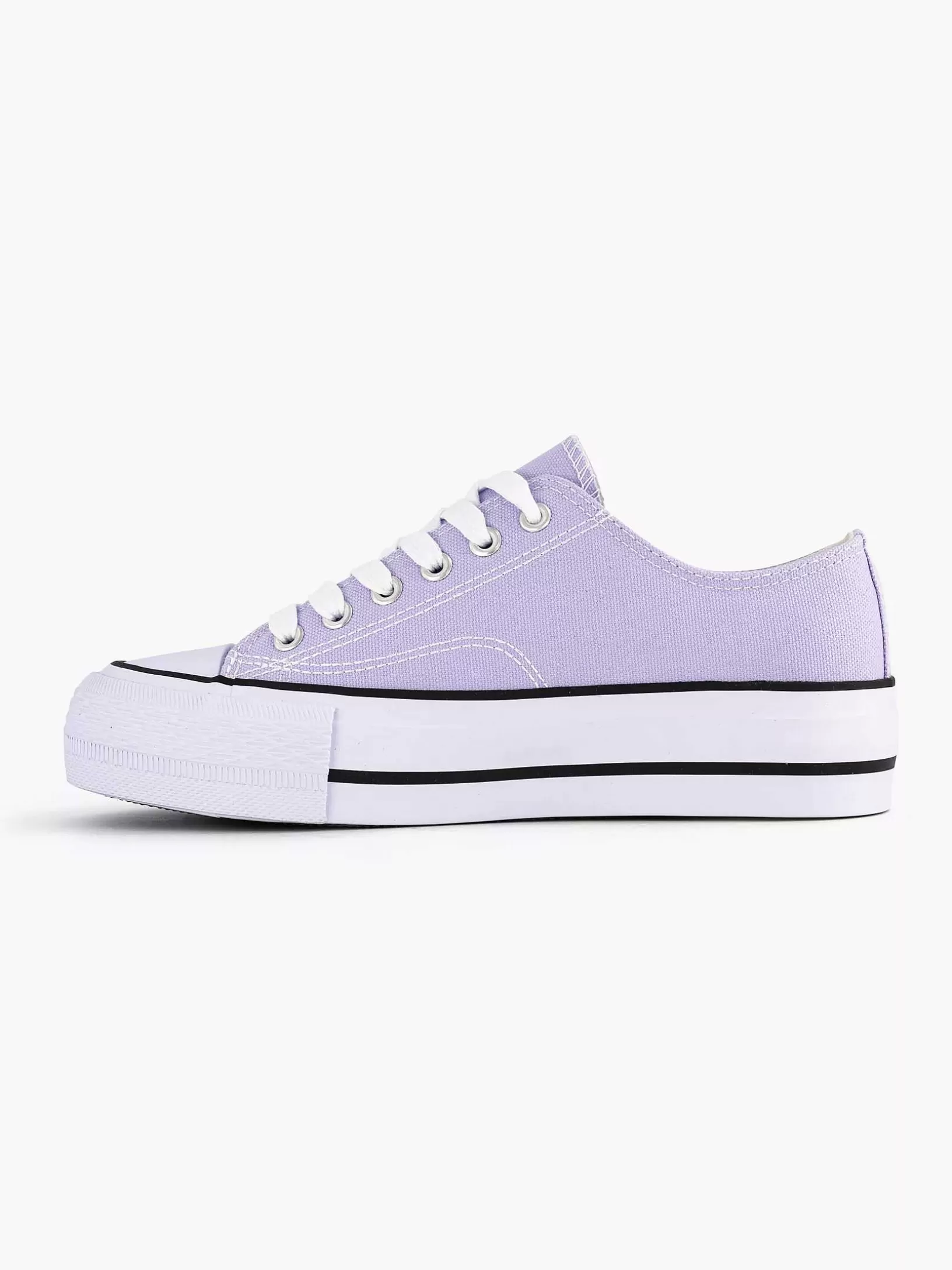 Ladies Graceland Lilac Canvas Sneaker