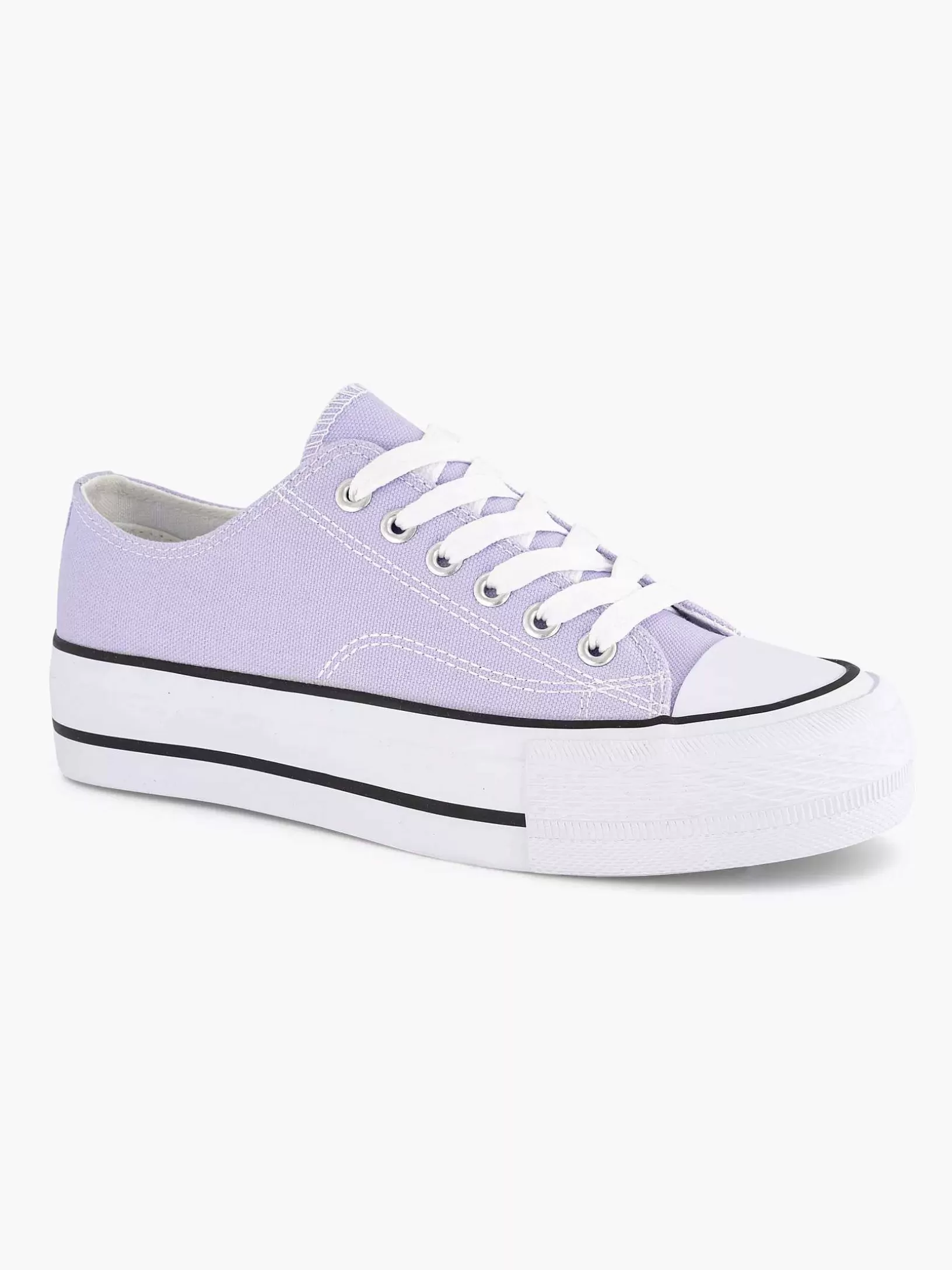 Ladies Graceland Lilac Canvas Sneaker