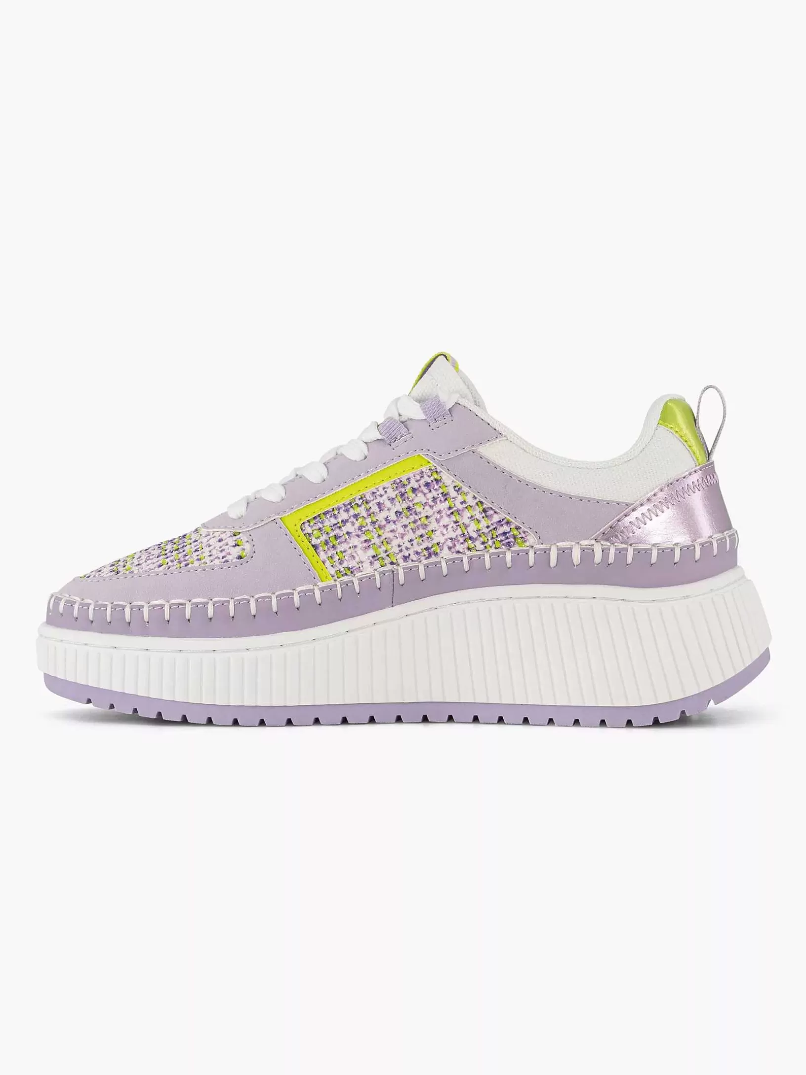 Ladies Oxmox Lilac Platform Sneaker