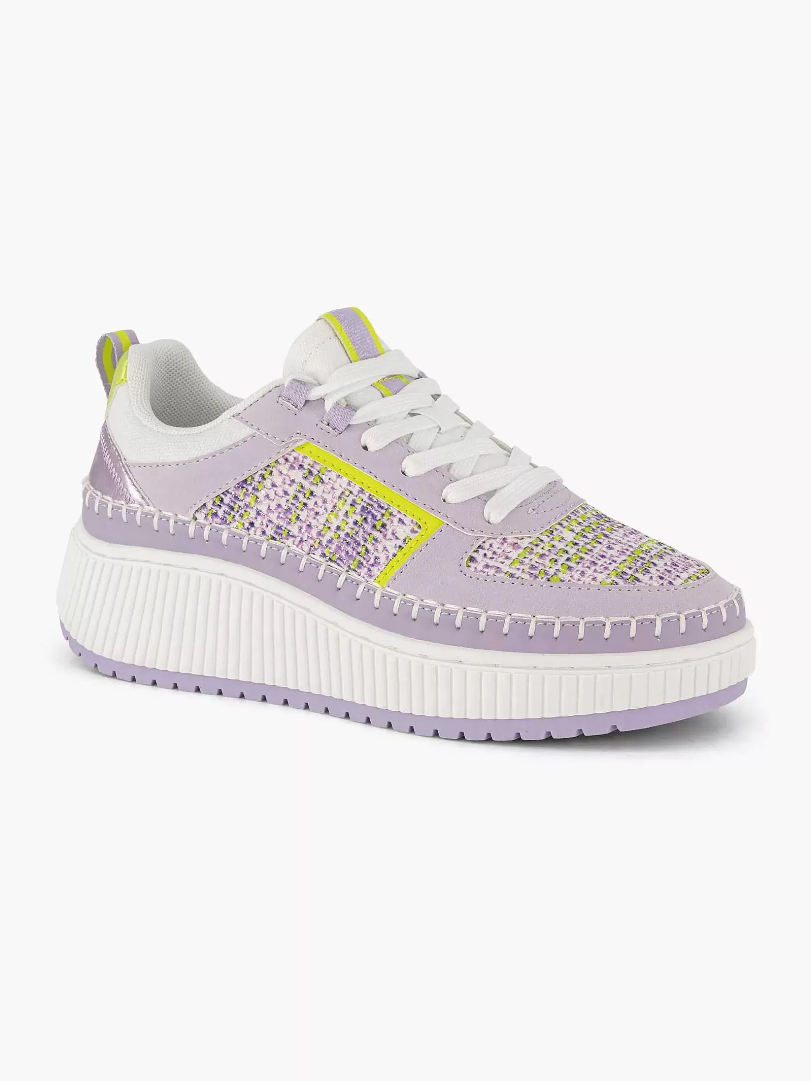 Ladies Oxmox Lilac Platform Sneaker